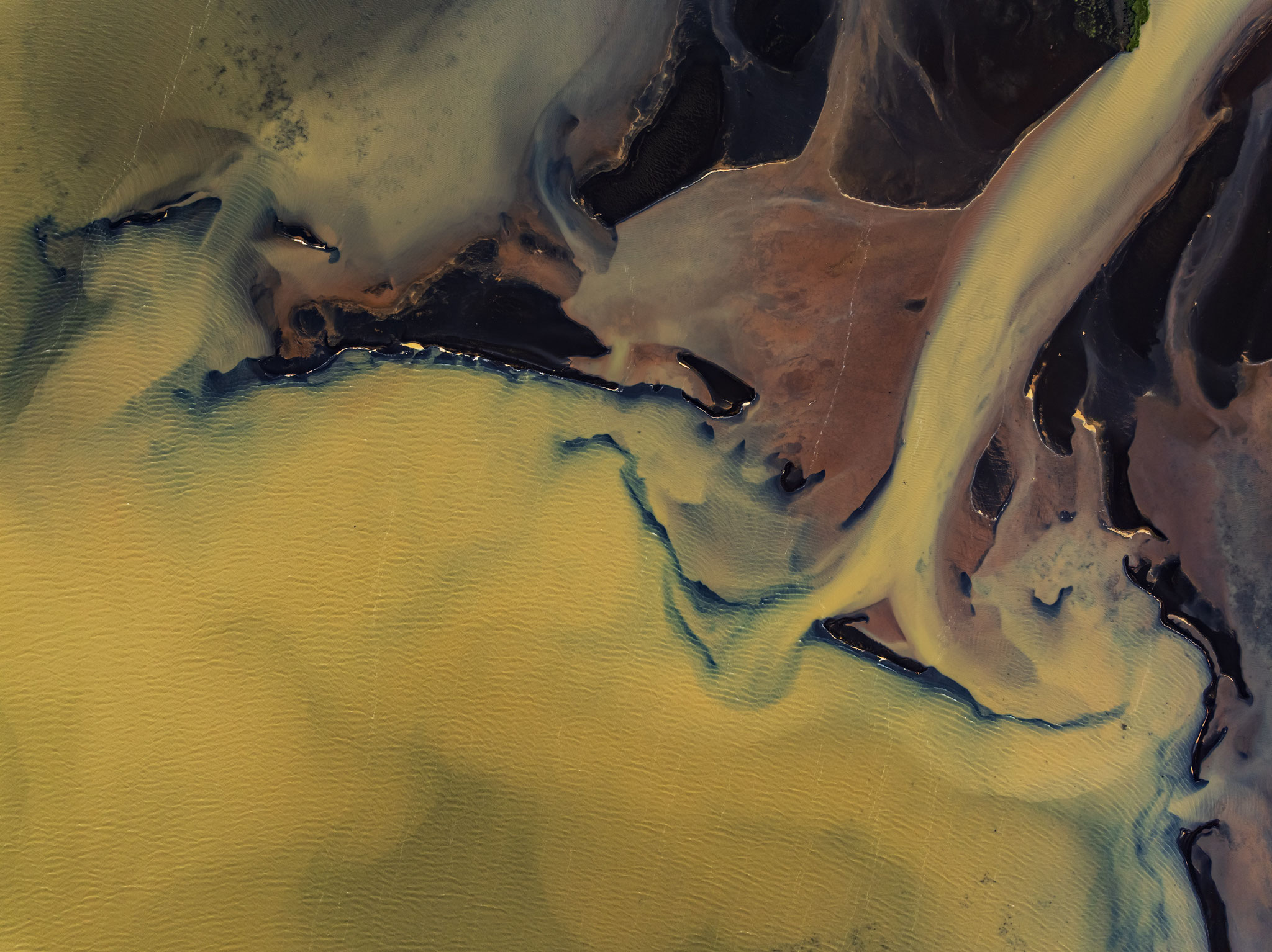 Islands gigantische Flüsse aus der Luft