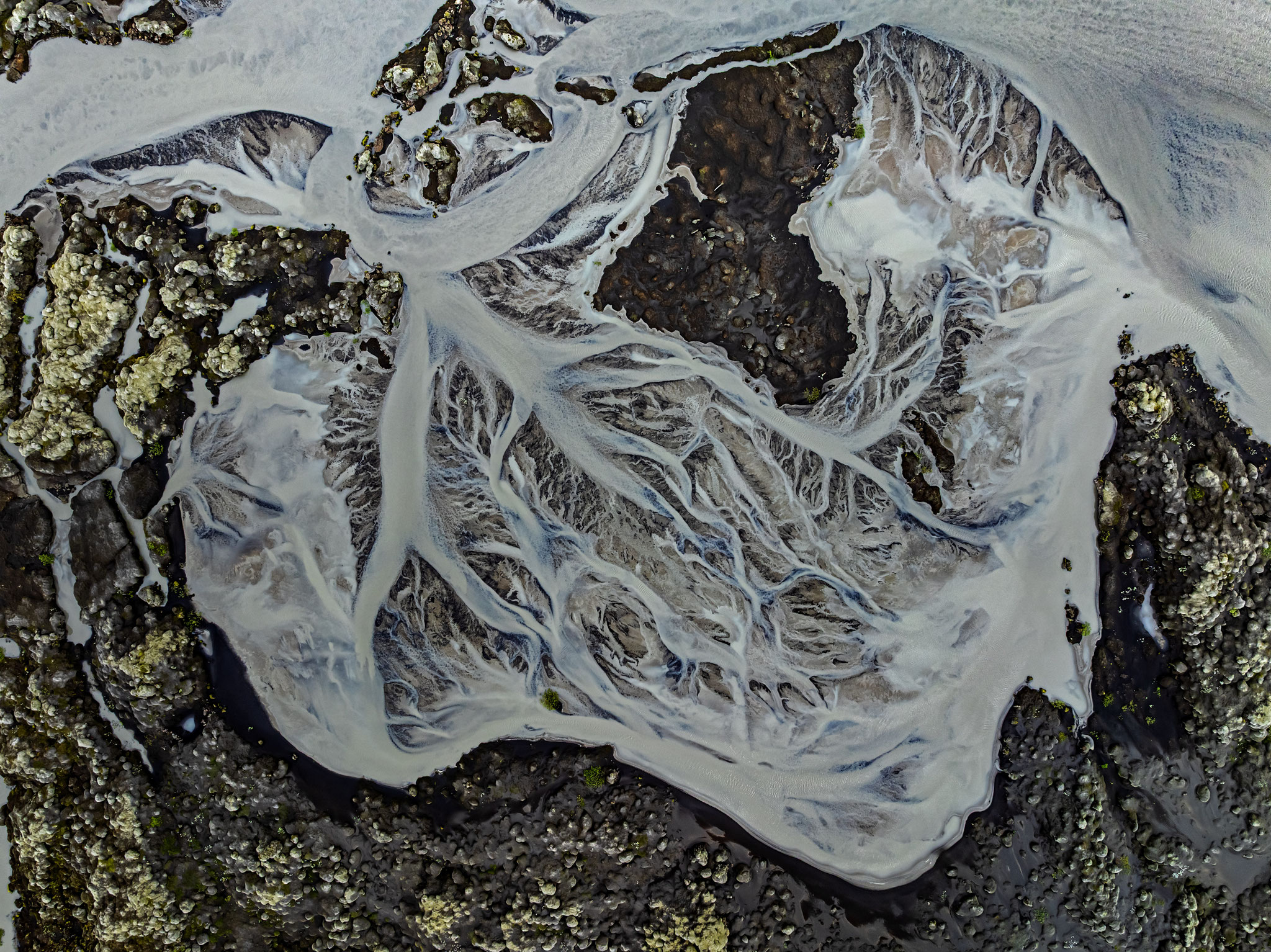 Islands gigantische Flüsse aus der Luft