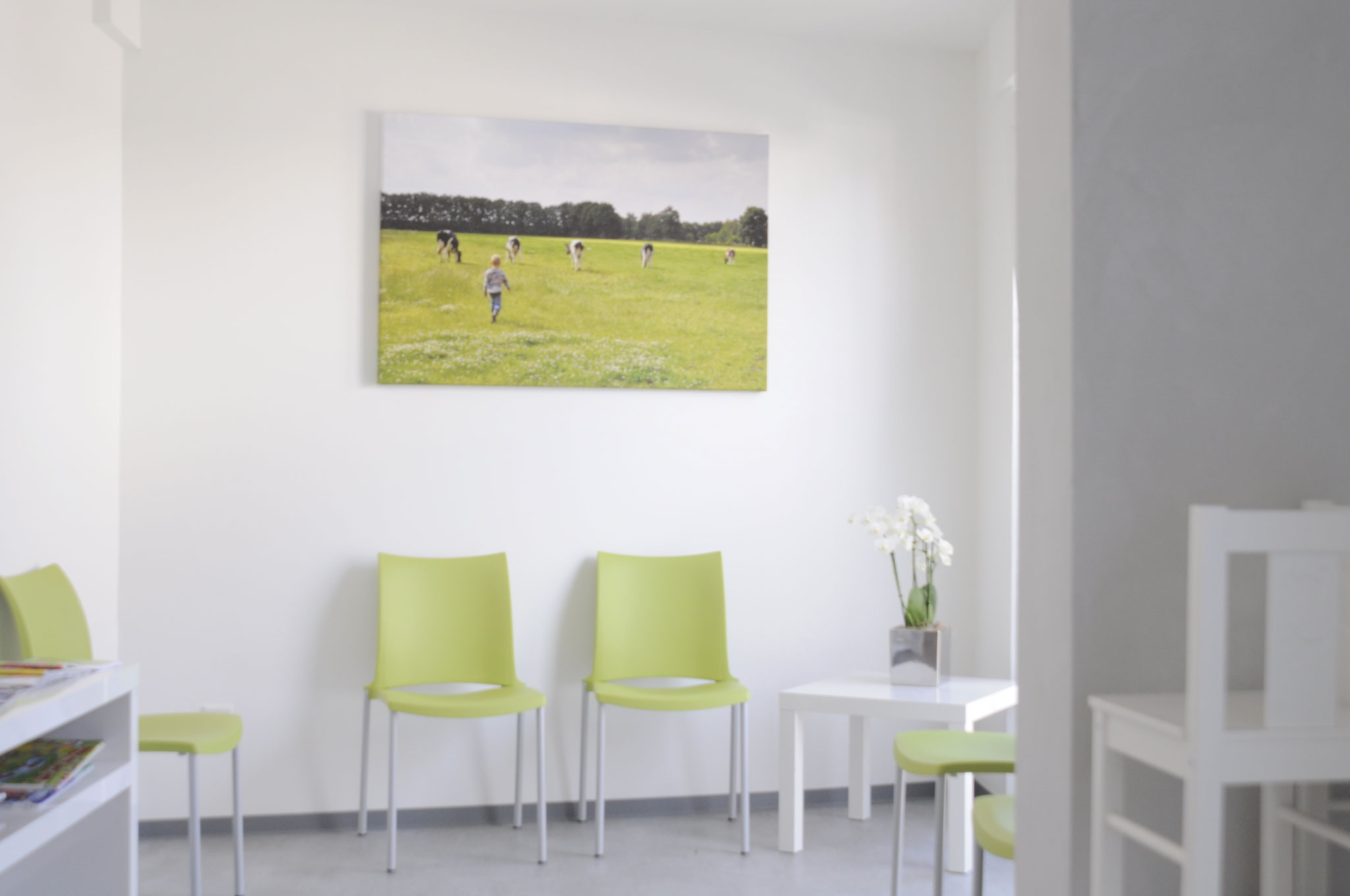 Wartezimmer - dank klugem Terminsystem selten voll