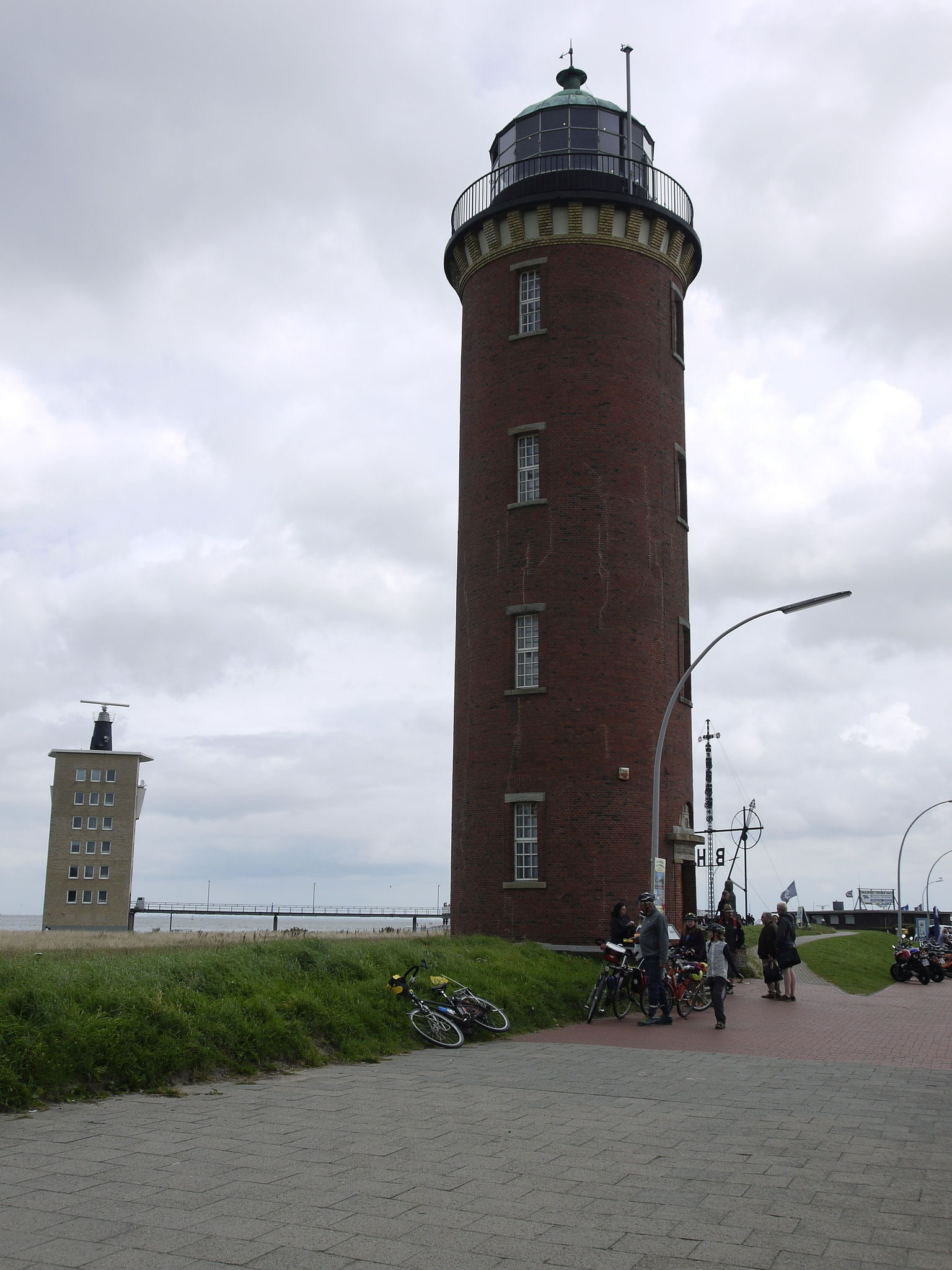 Hamburger Leuchturm, unser End-Endziel an der Alten Liebe Cuxhaven