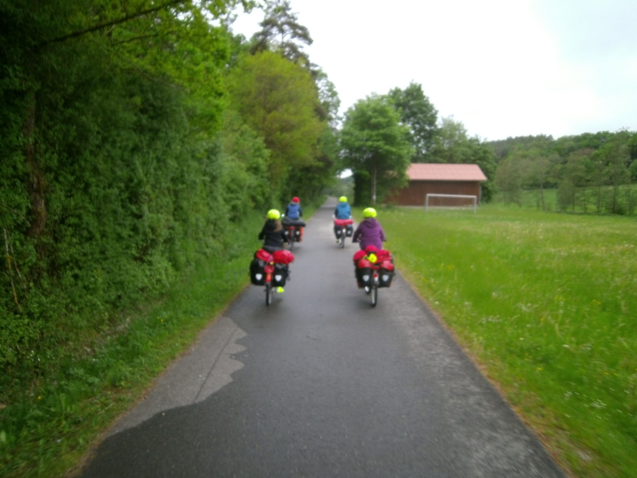 Auf dem Weg nach Obernzenn, Biberttalradweg, Paneuropa Radweg Prag-Paris