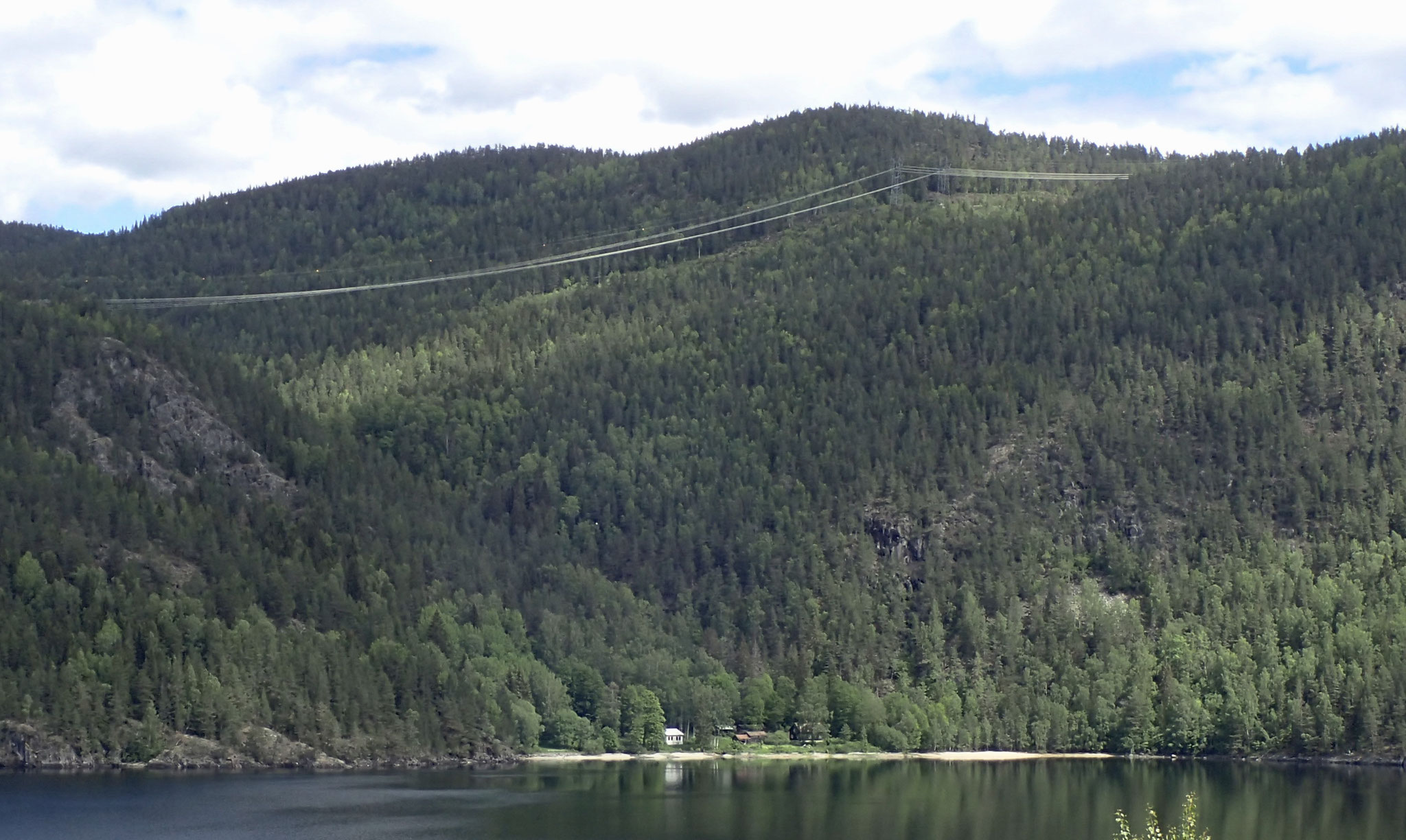 Sandviken vom anderen Ufer aus