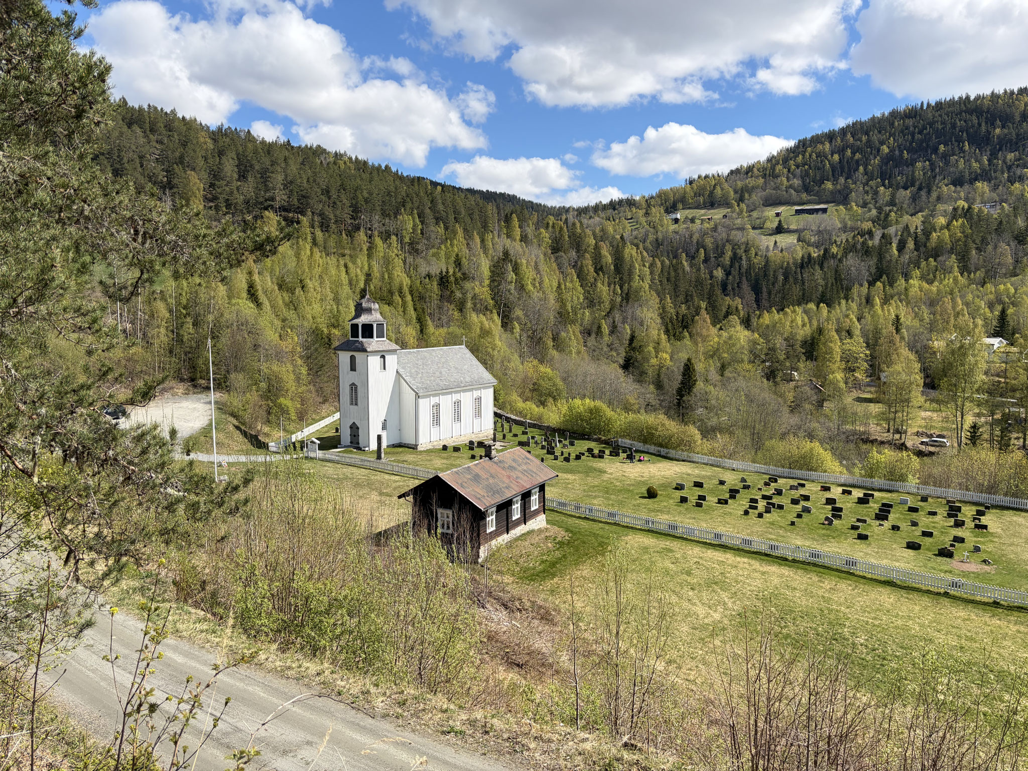 Start ved Hovin kyrkje