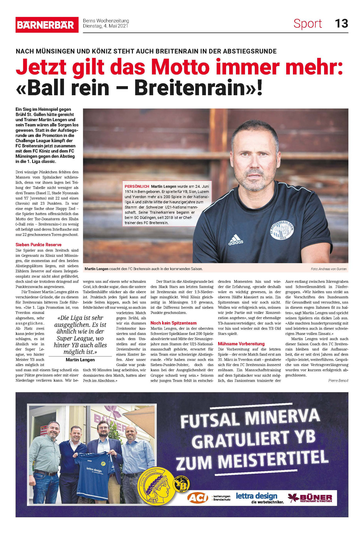 Bärner Bär - 04. Mai 2021