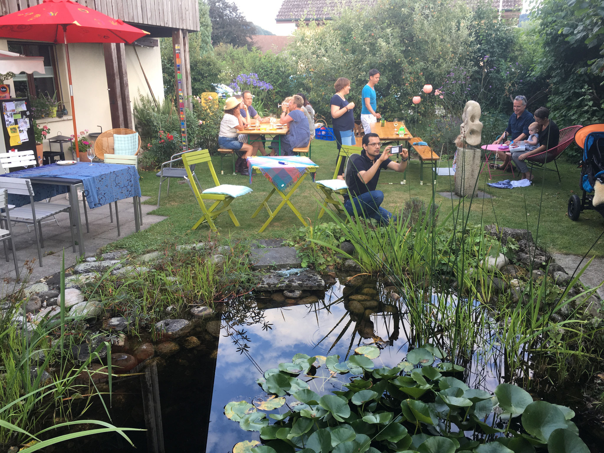 Bühne am See: The Plagiators im Garten von Angie und Peter Schaufelberger