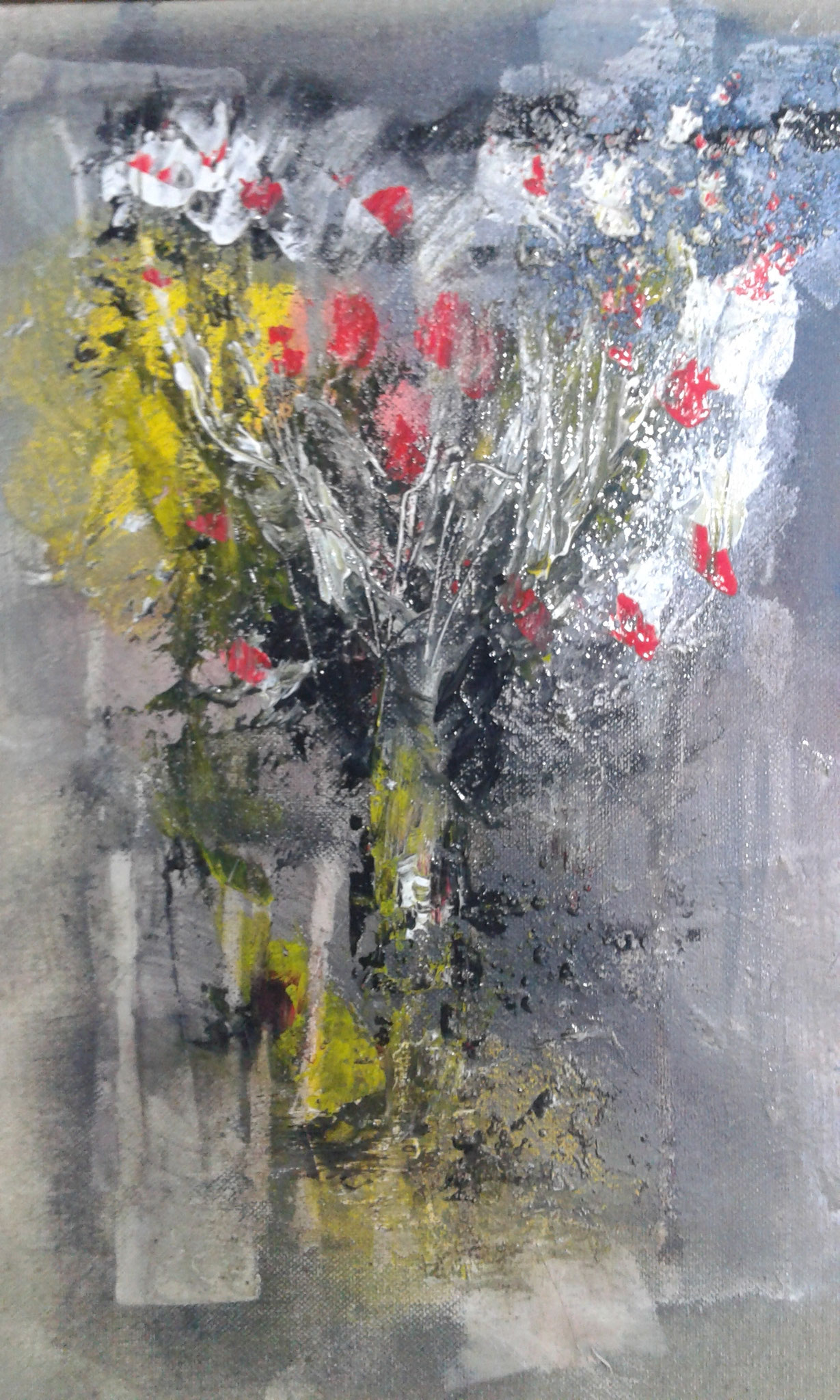Le bouquet de l'artiste peintre Bernard Legros à Perpignan