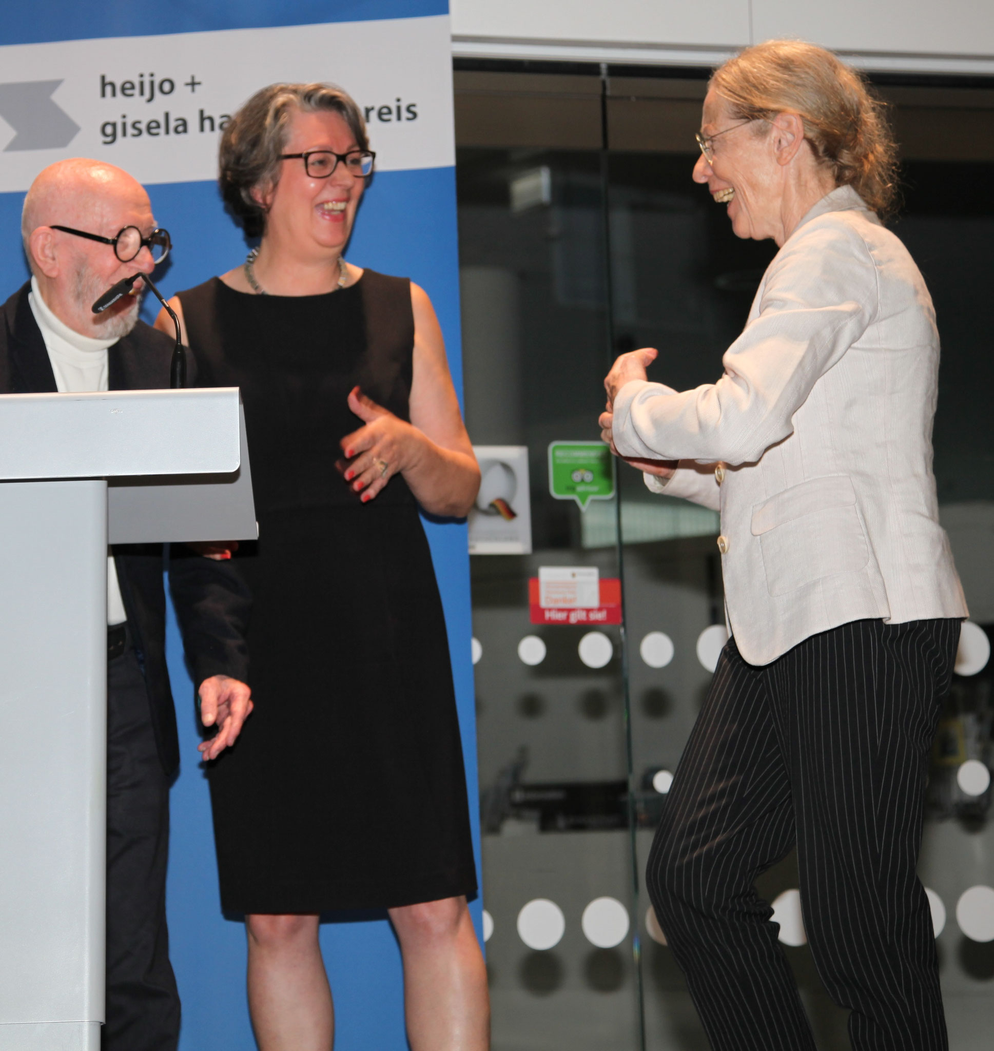 v. li.: heijo hangen, Claudia Blum-Frerichs, Susanne Linke 