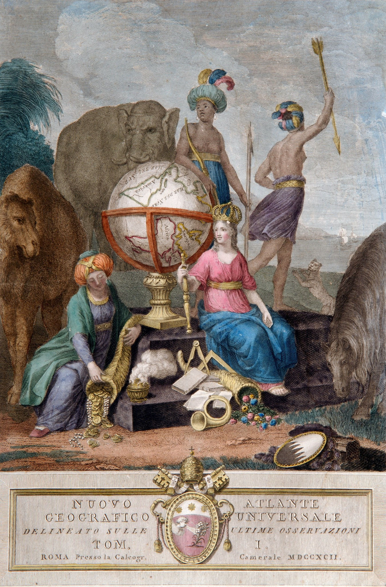 Giovanni Maria Cassini (1745 1824), Nuovo atlante geografico universale