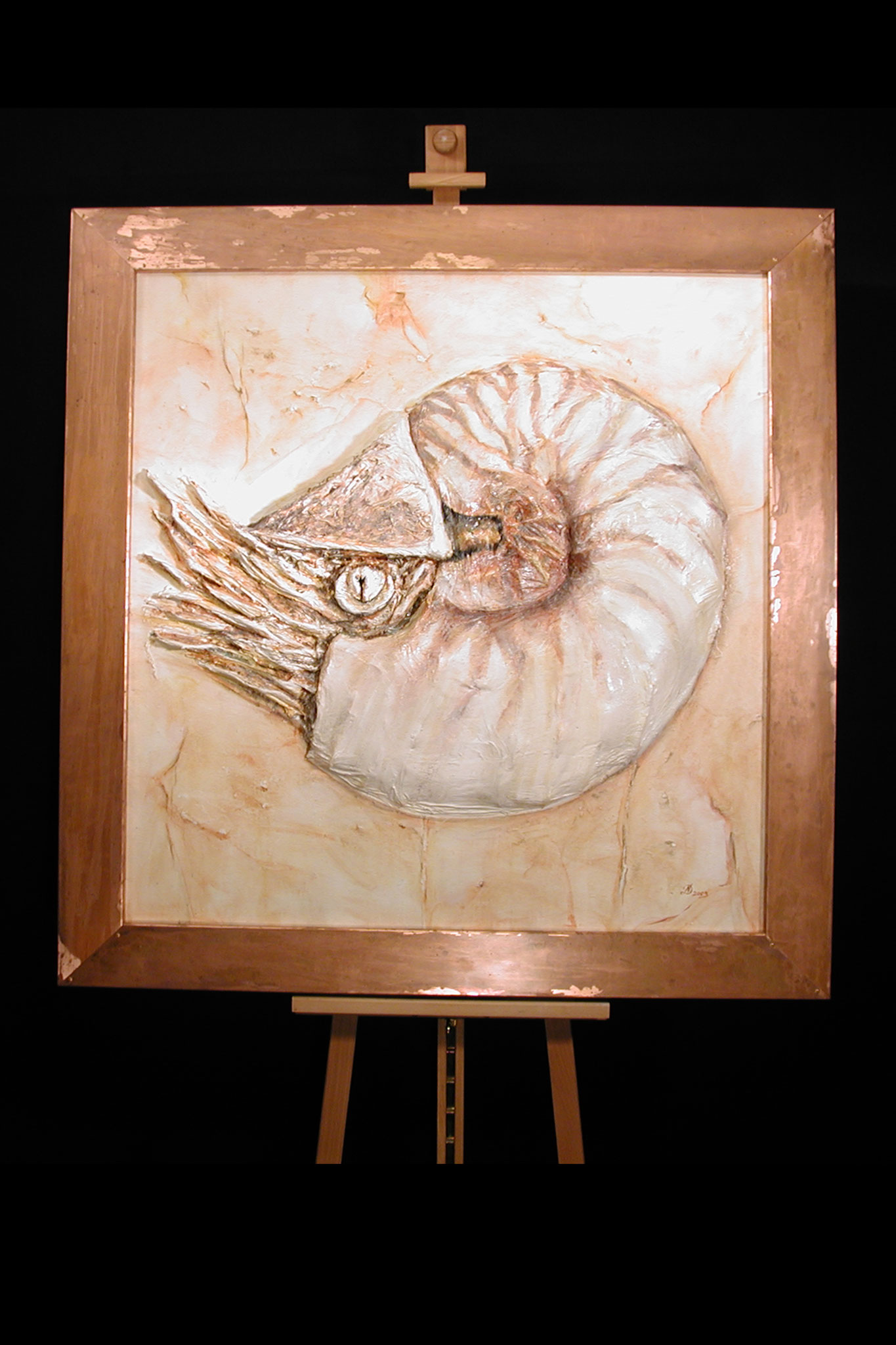 Die "NAUTILUS" - Kupfer Rahmen/ korrodiert