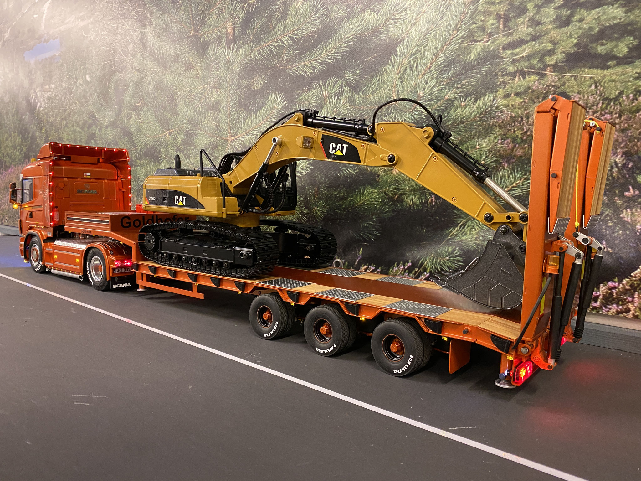 Scania R470 Highline + Goldhofer