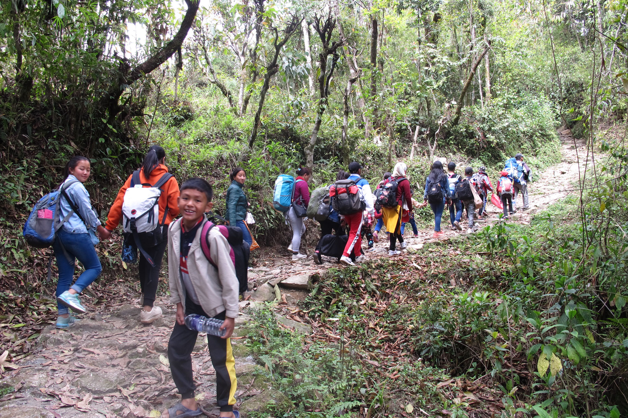 kleines Trekking zum Australien Camp