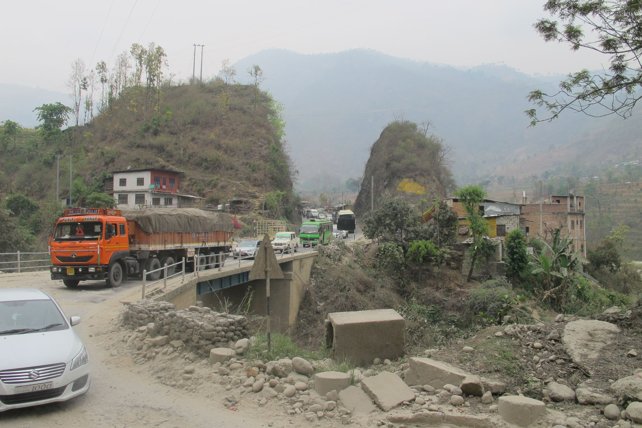 auf dem Weg nach Chitwan