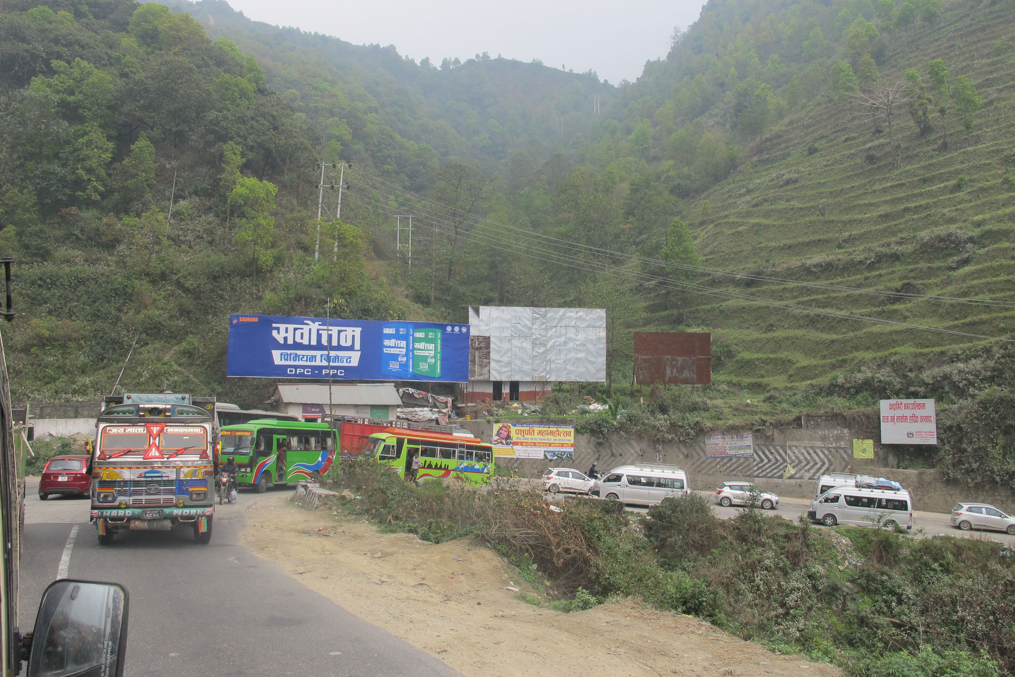 auf dem Weg nach Chitwan