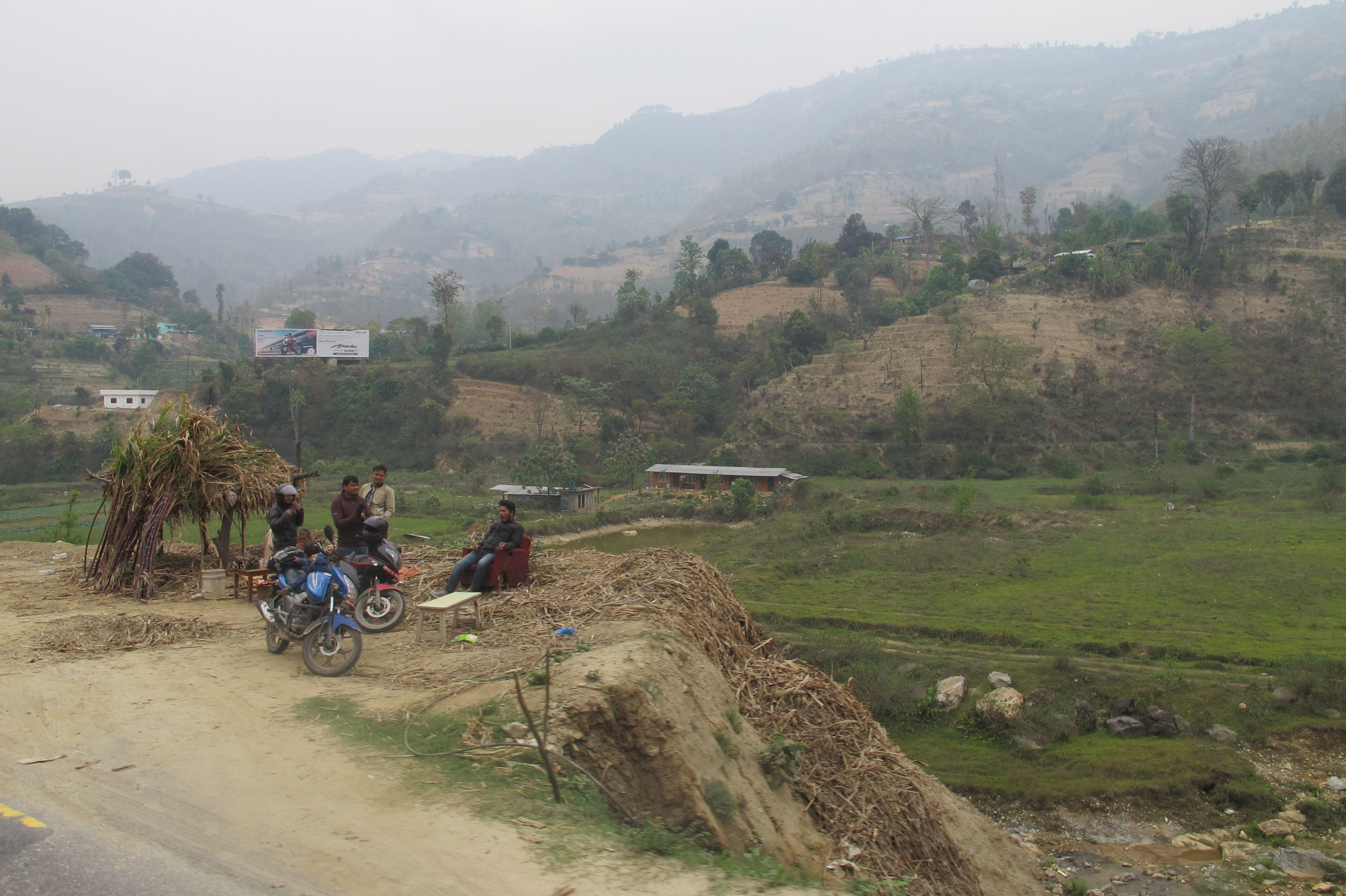 on the way to Chitwan