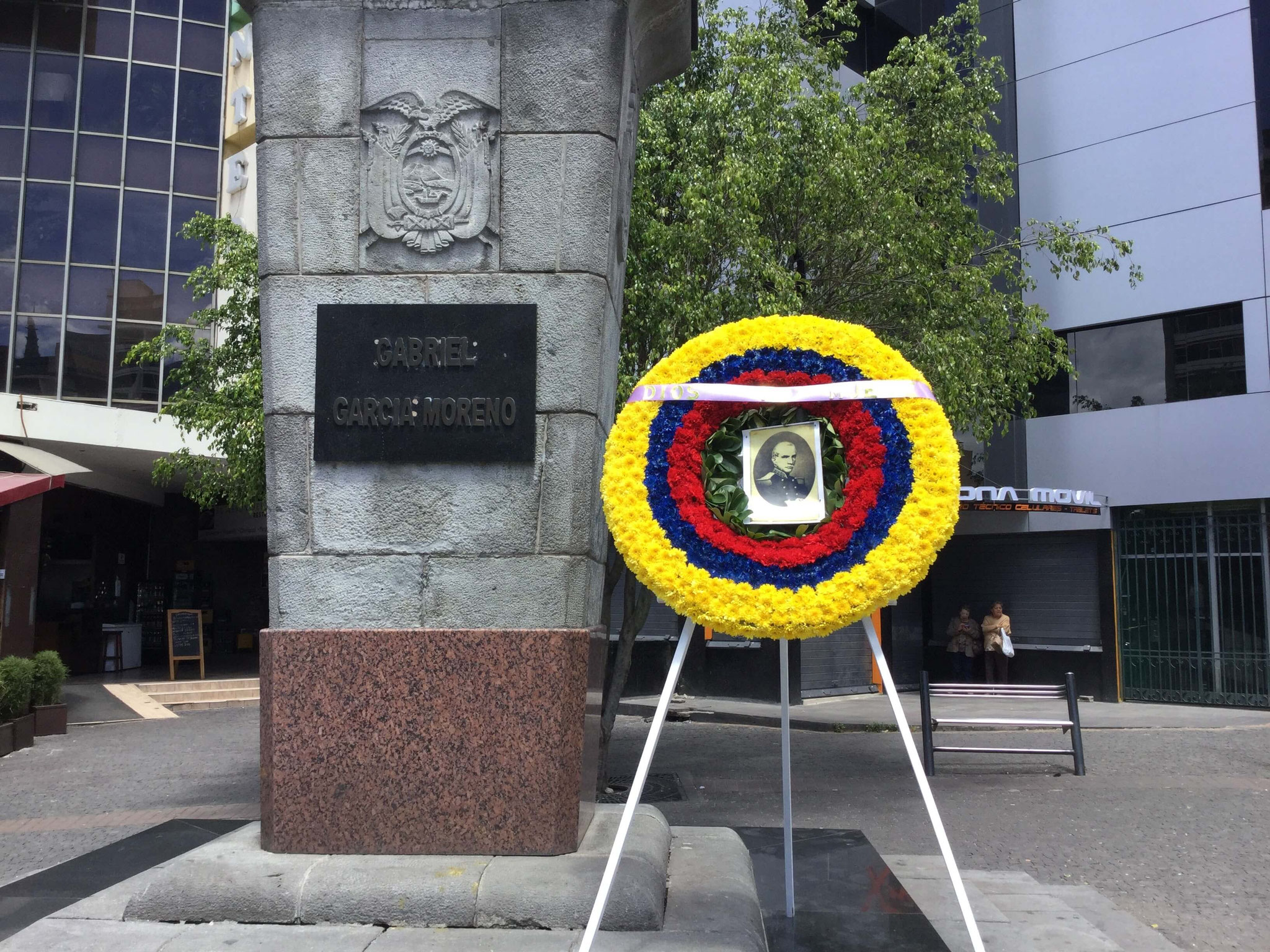 Monumento de Gabriel García Moreno, en Quito