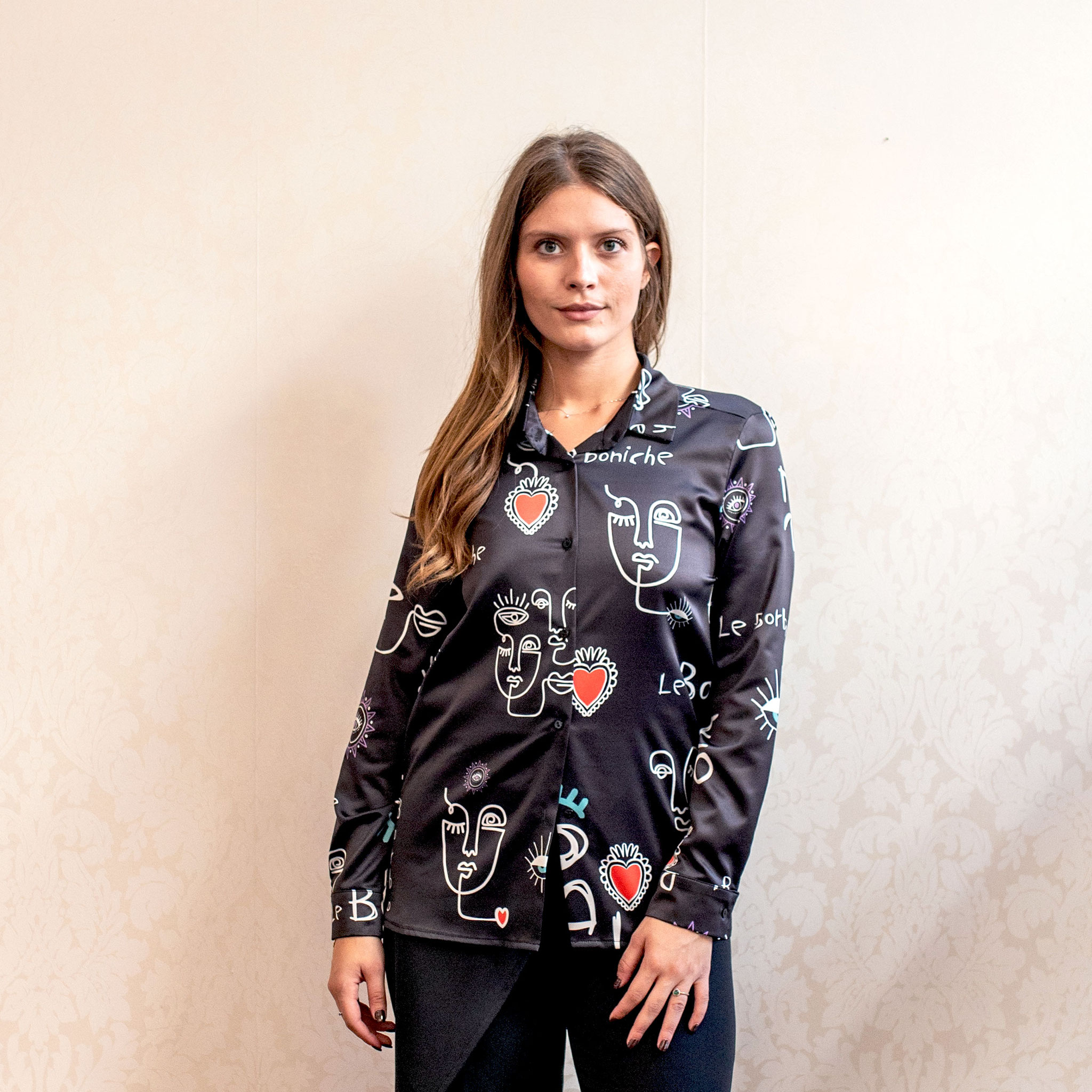 Camicia Luna Black Face Face 92,00 €