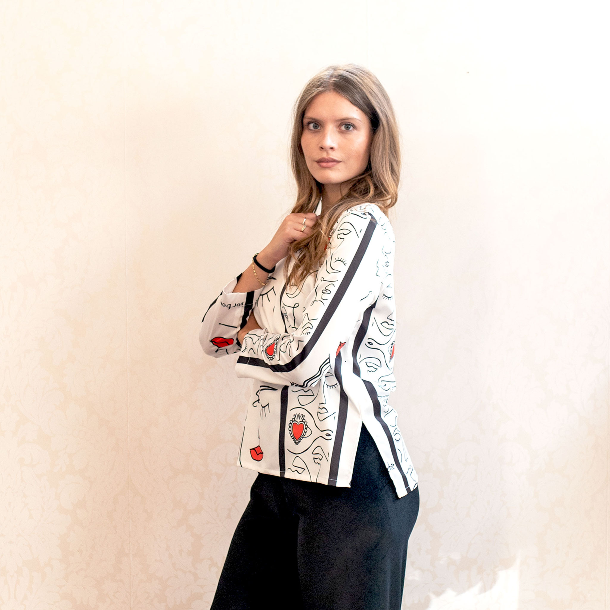 Blusa Classy White Face 79,00 €