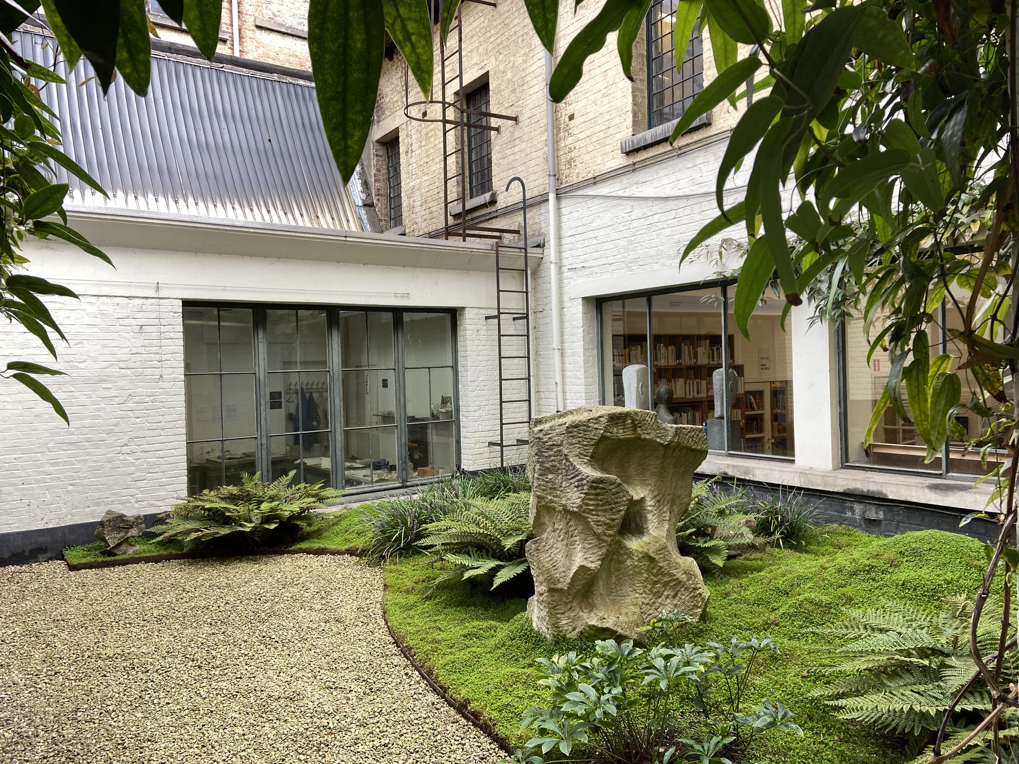 Cour de 60m2 - Style japonais - Année 6. Amenagement jardin Bruxelles