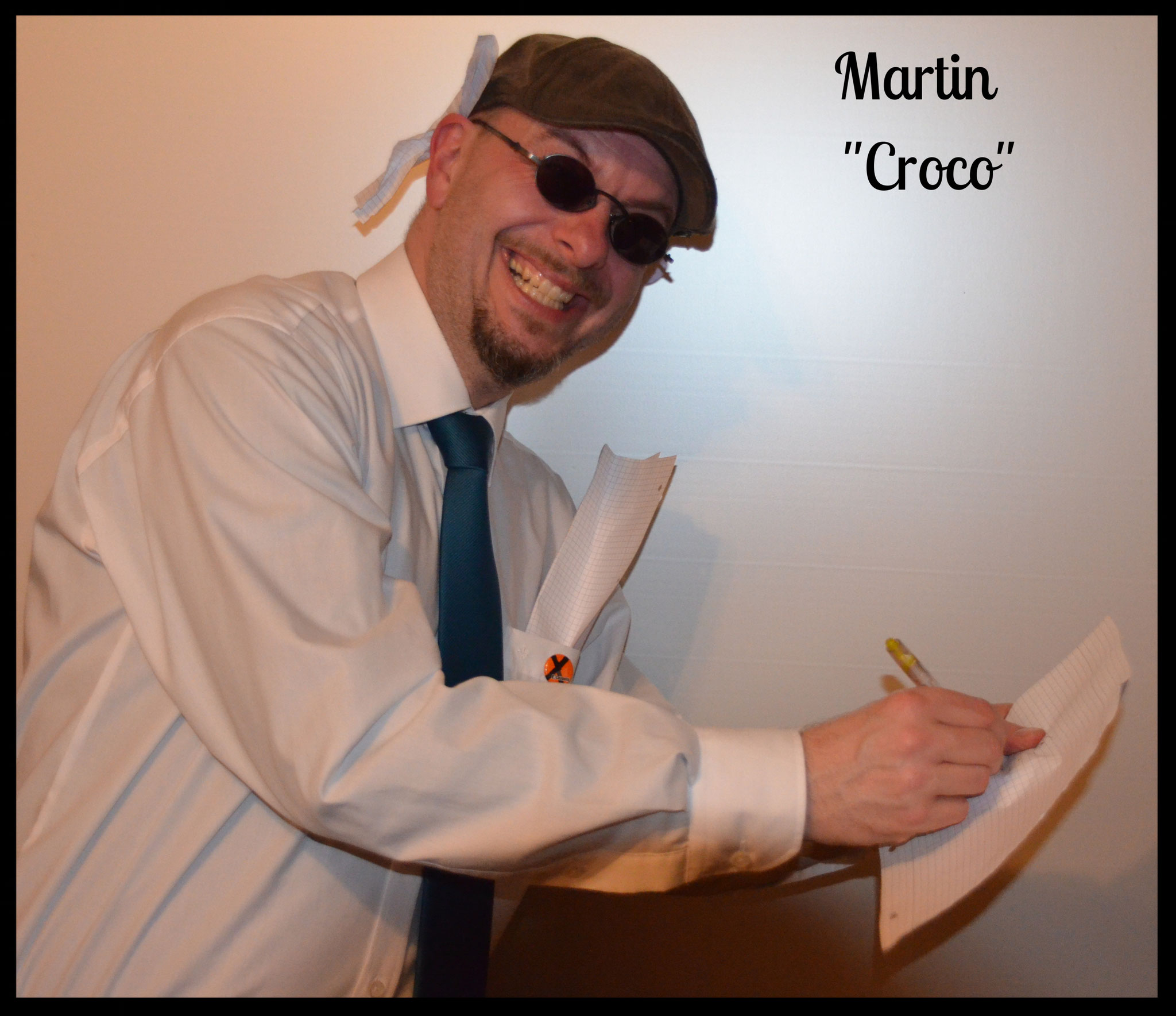 Martin ist unser kreativer Kopf und Ideenpool, er macht fast ALLES möglich.