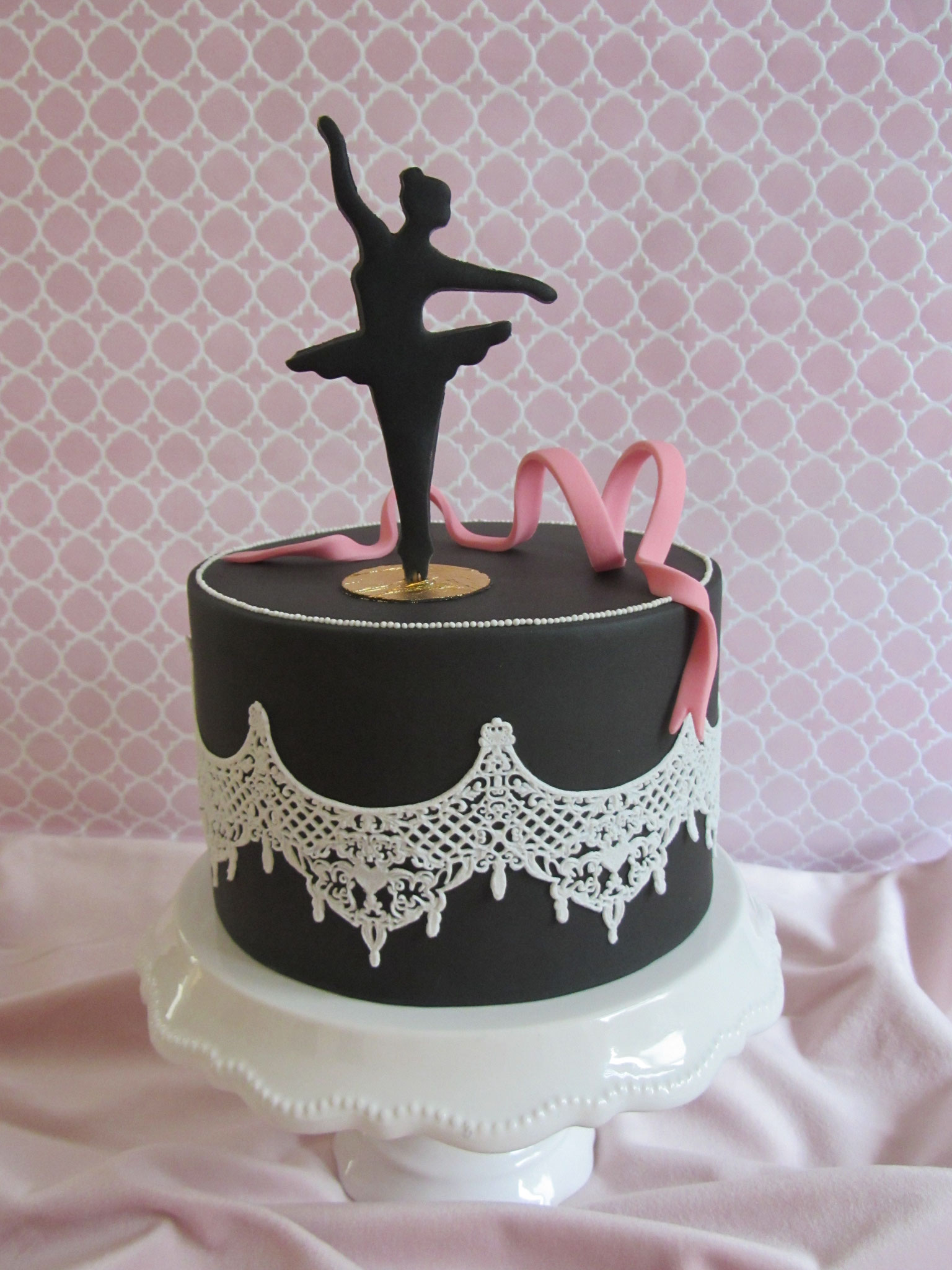 Ballerina on cake