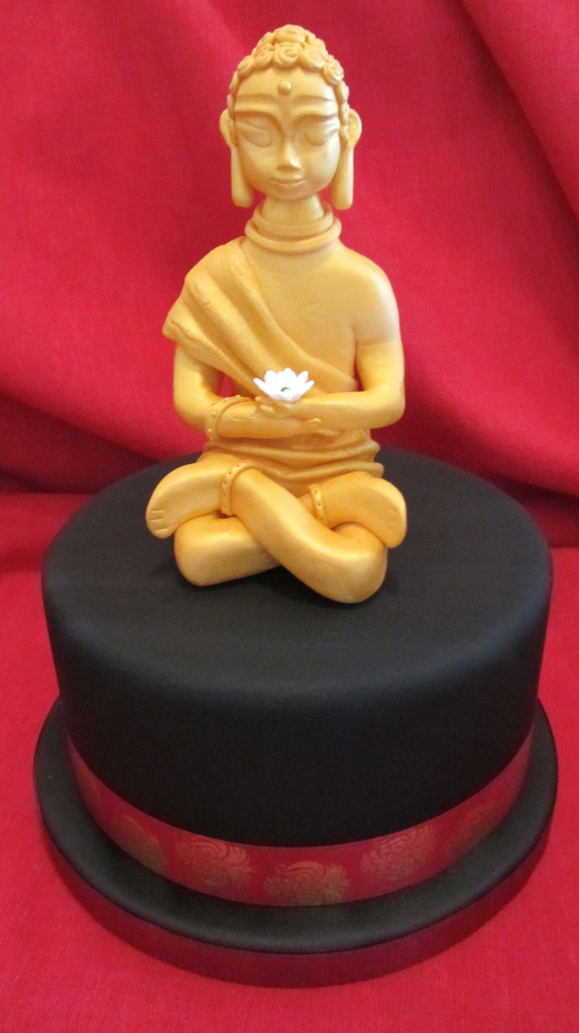 Buddha on cake 