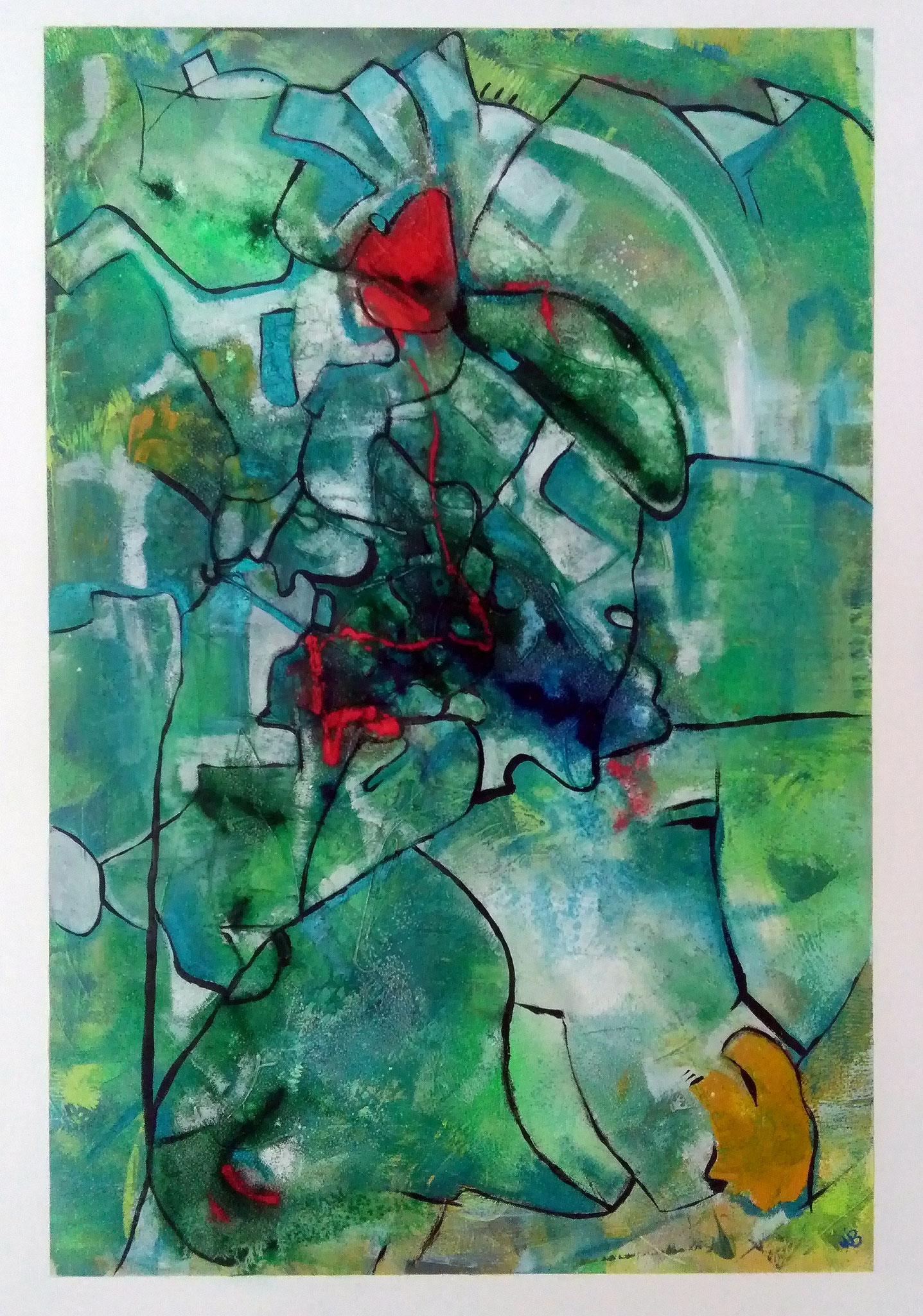 Der Kuss (70x100x1,5) - VERKAUFT