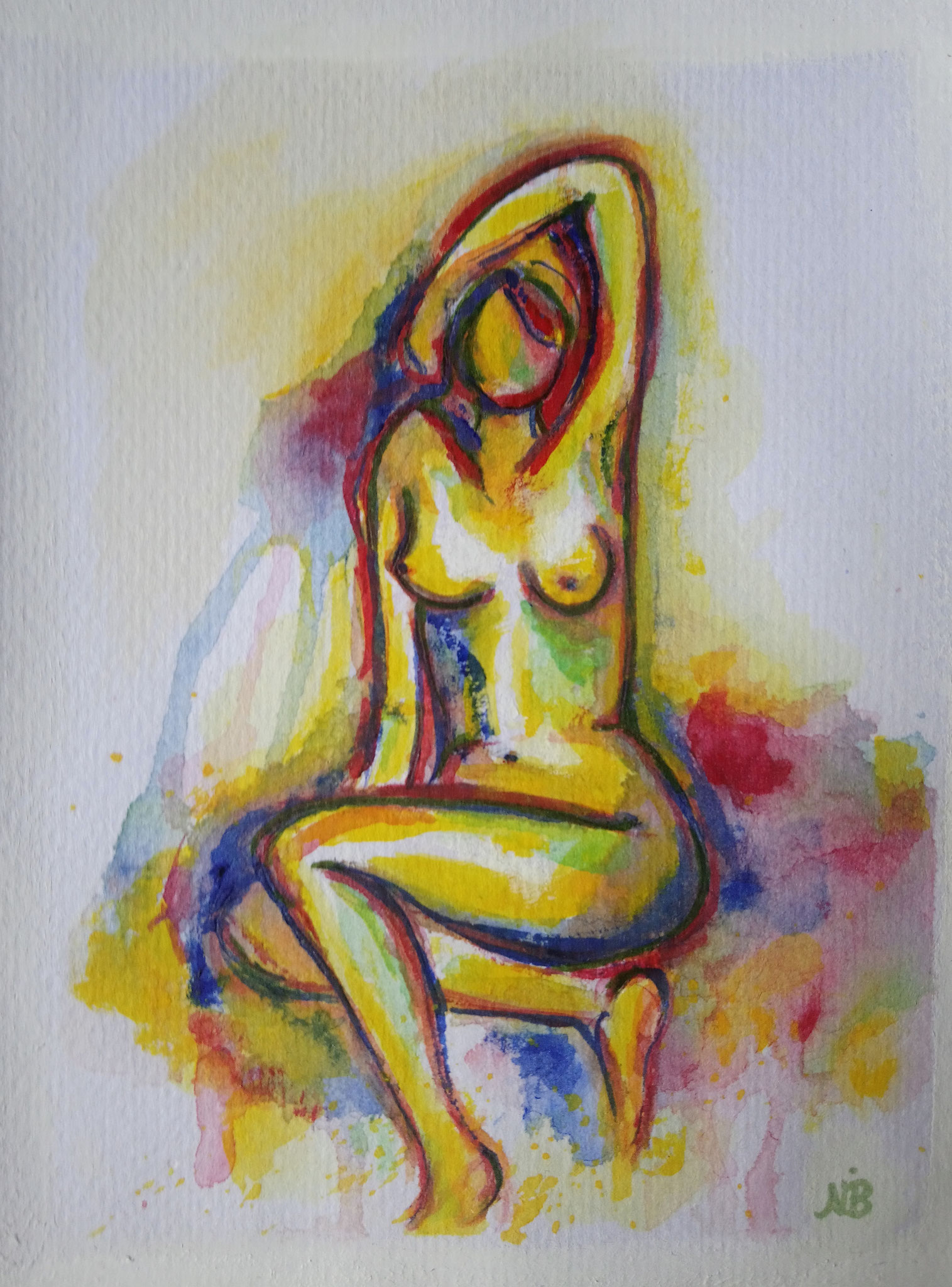 Ode an die Weiblichkeit 4  (14,8x21)  - VERKAUFT