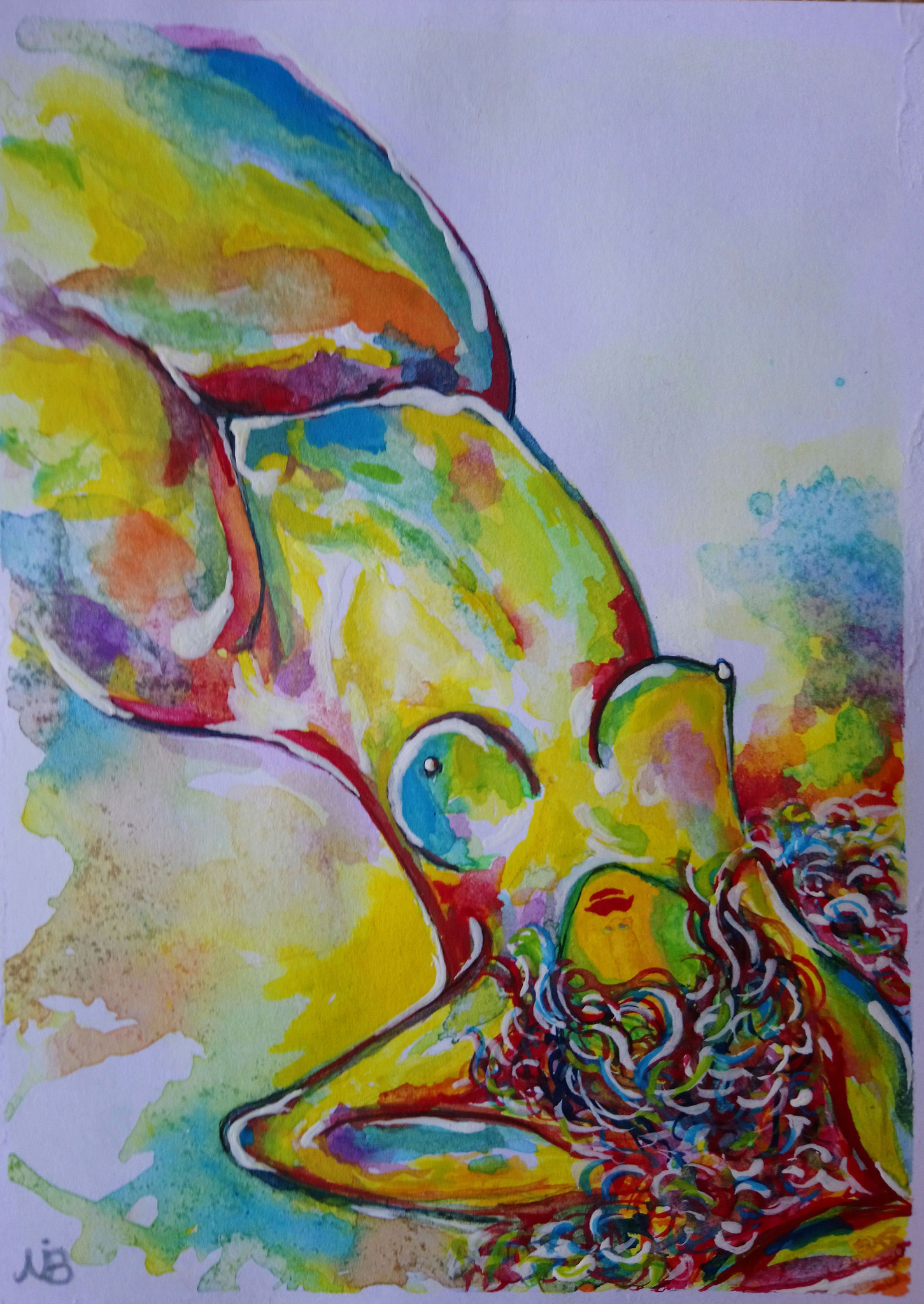 Ode an die Weiblichkeit 13 (10,5x14,8)  - VERKAUFT