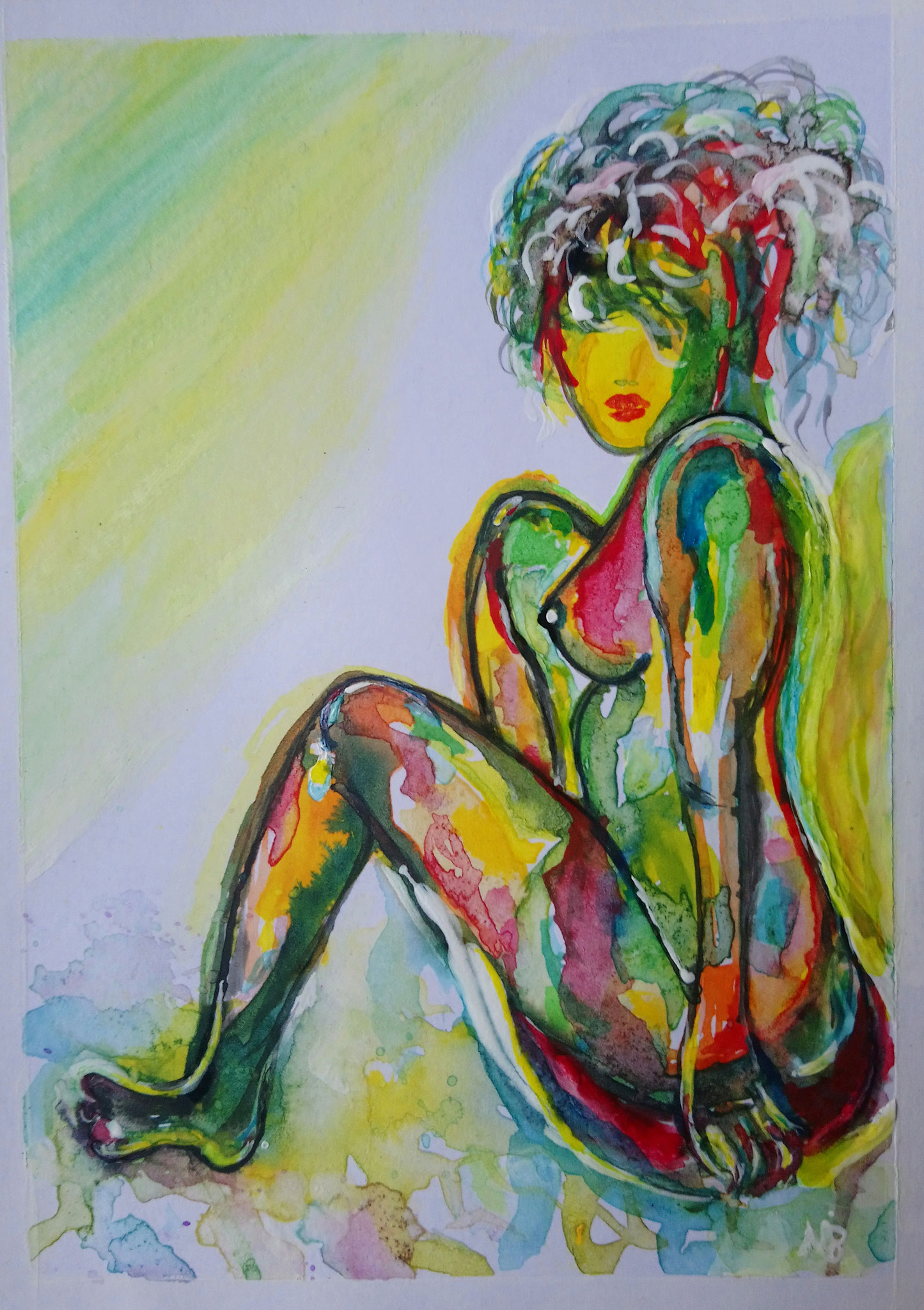Ode an die Weiblichkeit 2 (10,5x14,8) - VERKAUFT
