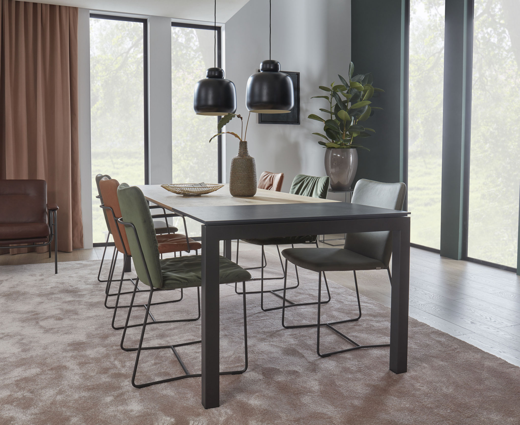 Esstische Aus Massivholz Furnier Hpl Naturstein Oder Glas Mobel Brugger Ag Spiez