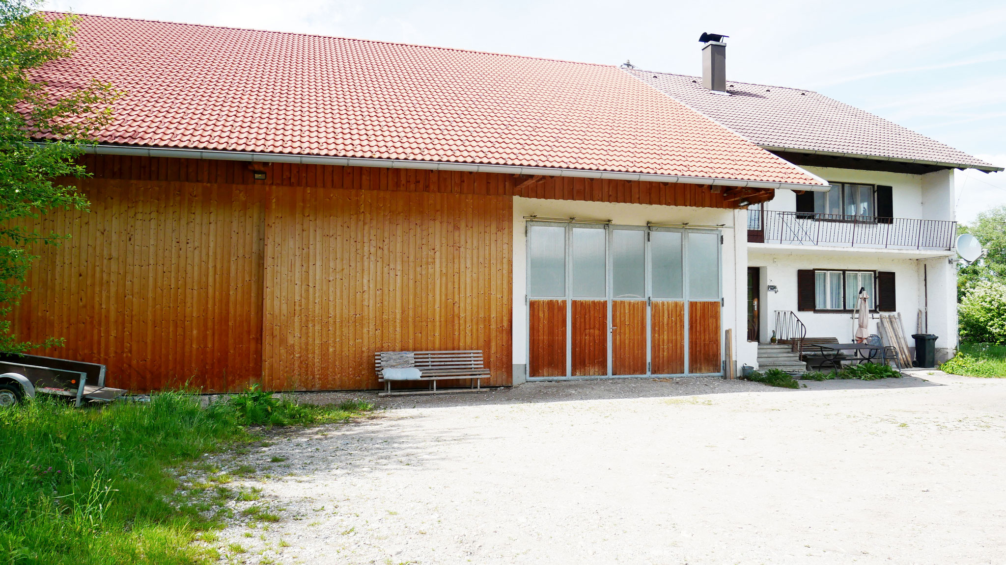Ansicht neue Halle