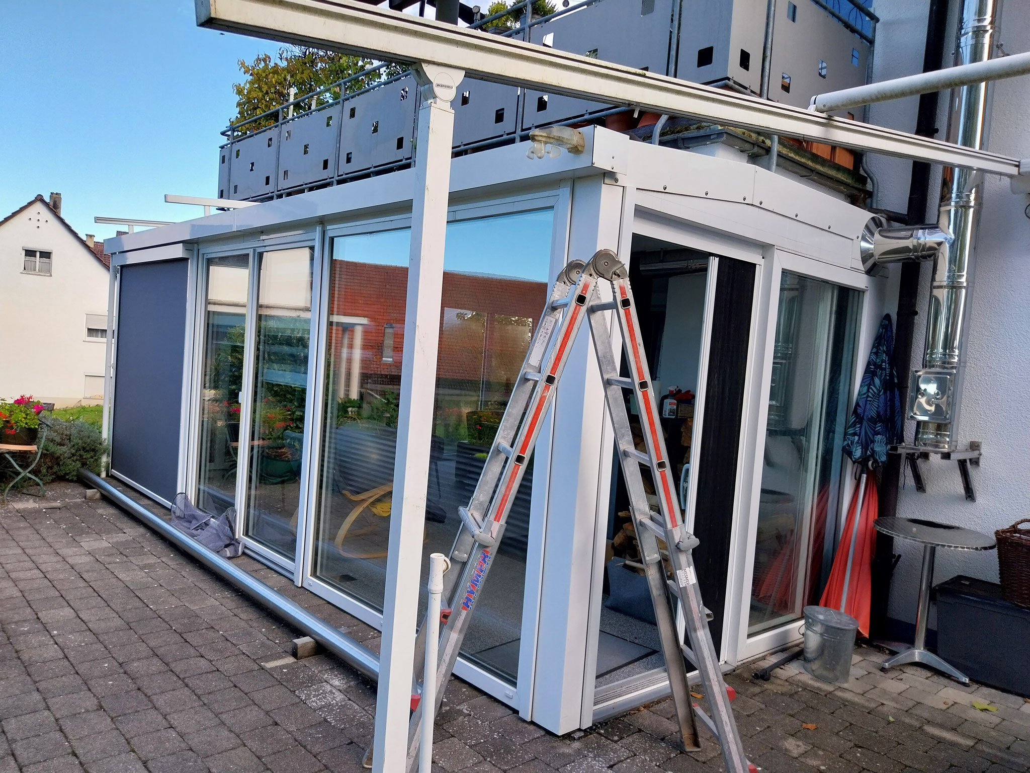 Bei diesem Wintergarten war die Montagefirma überfordert 
