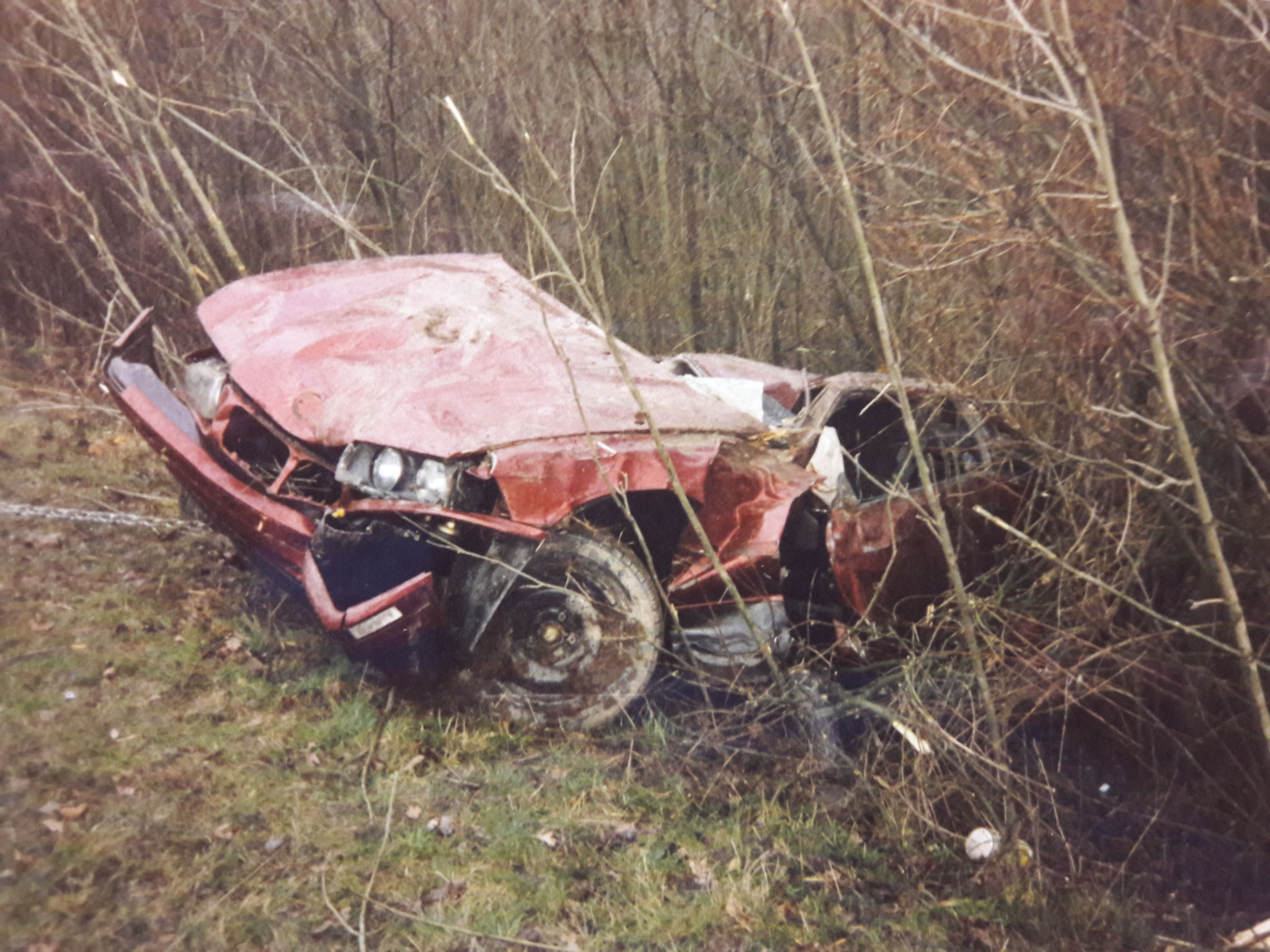 Der erste PKW-Unfall