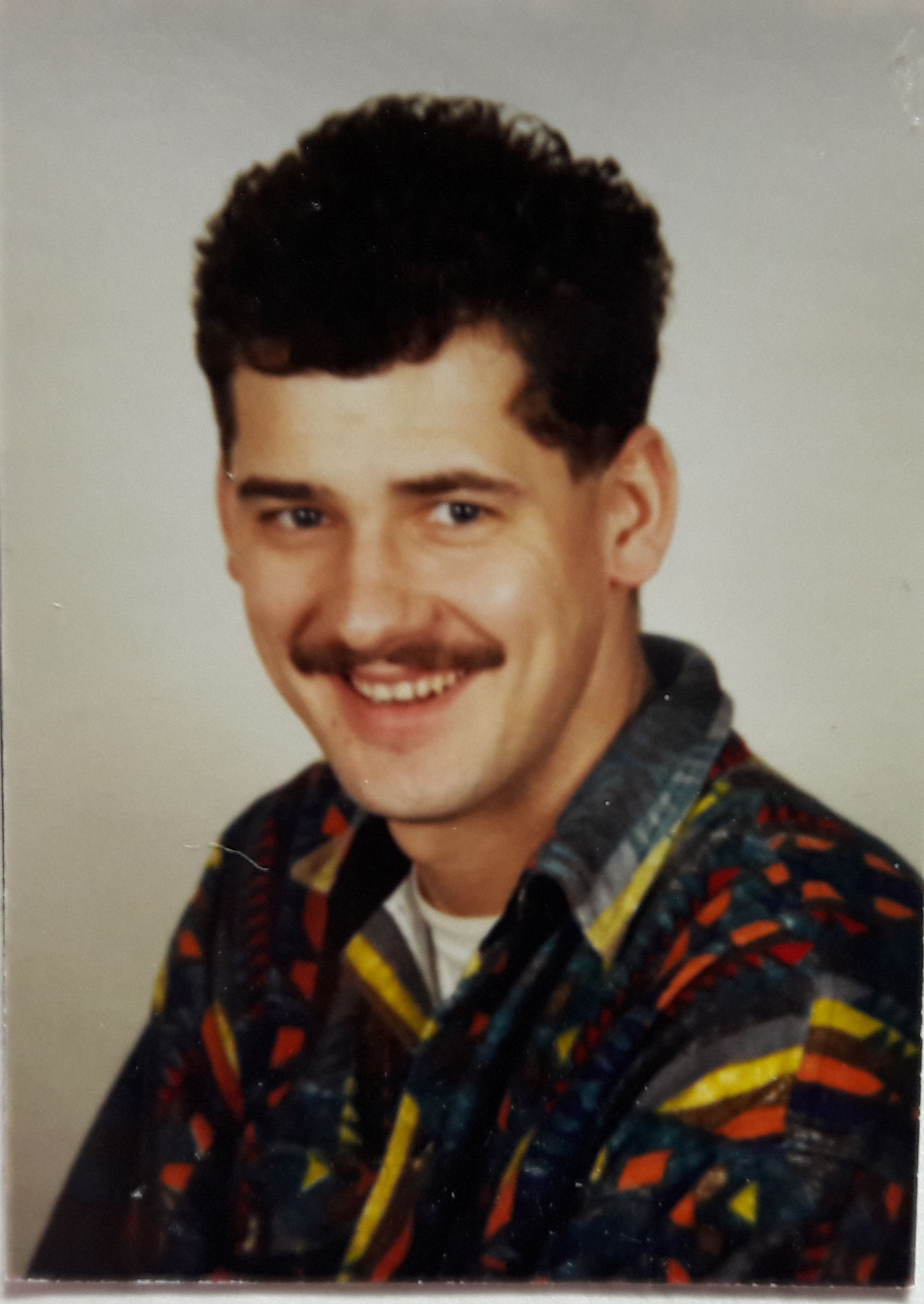 Ralf Bitter bei seinem Eintritt in die Wehr 1987