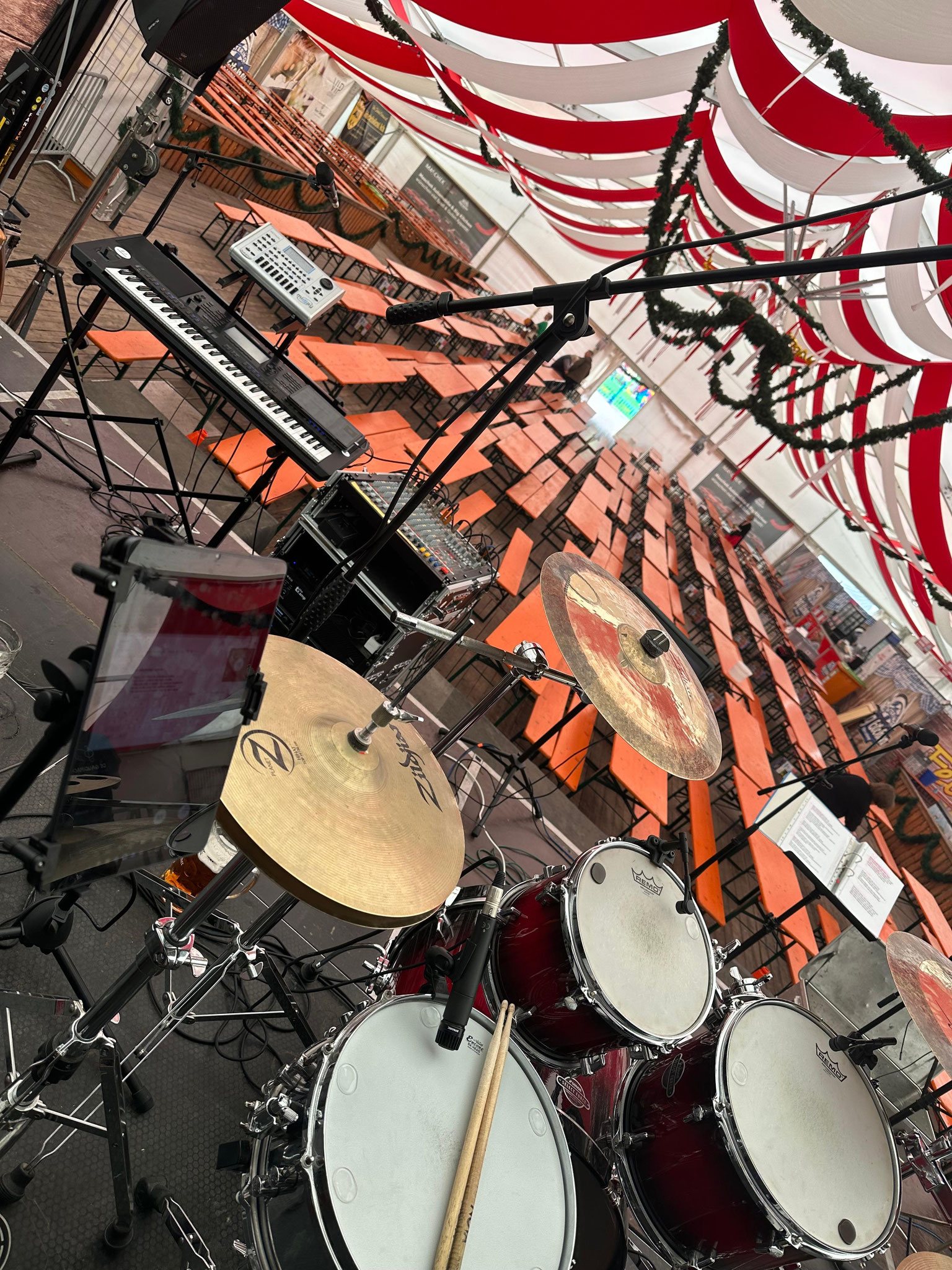 De Gaudimacha Aufbau und Soundcheck