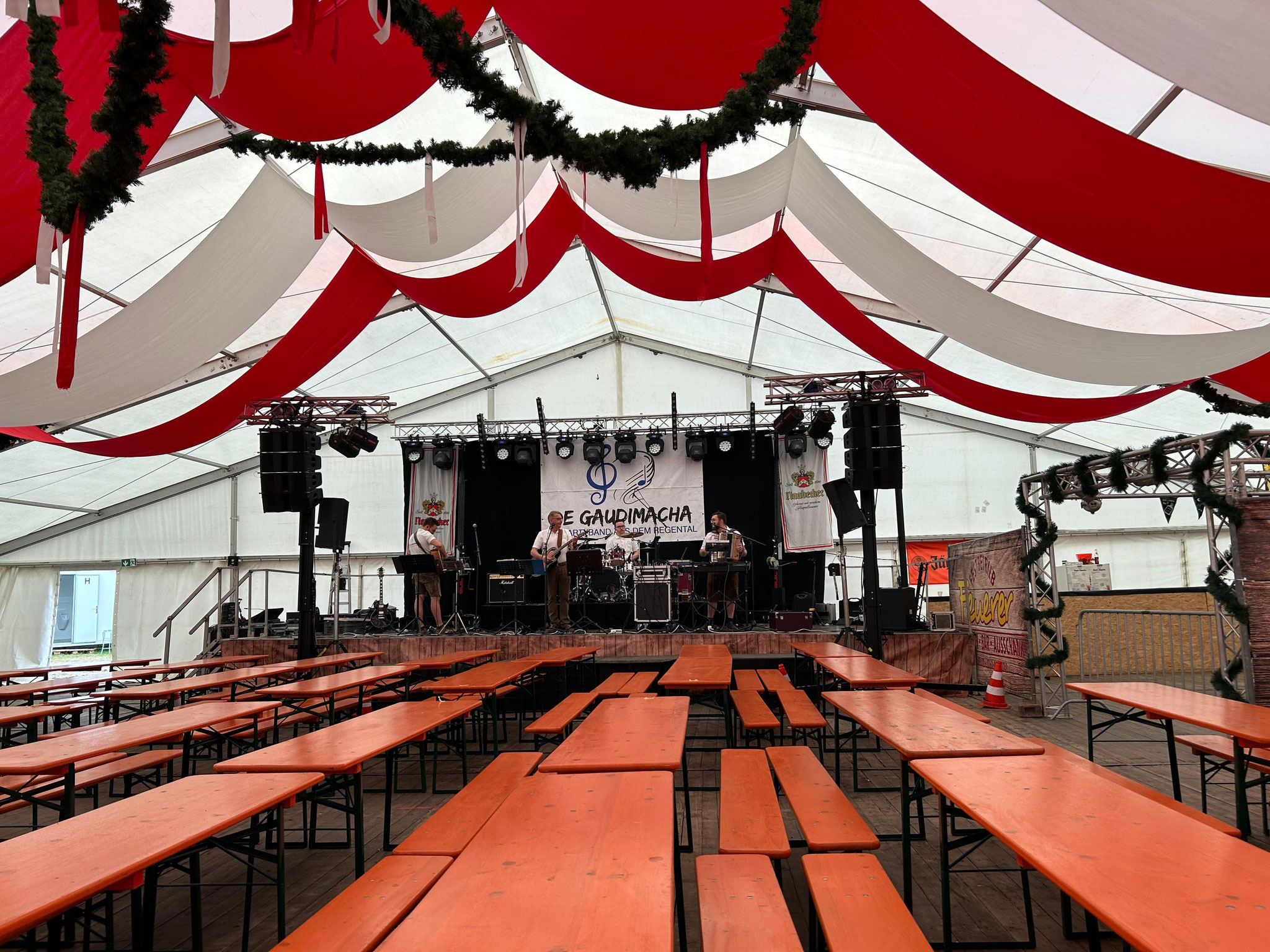 De Gaudimacha Aufbau und Soundcheck
