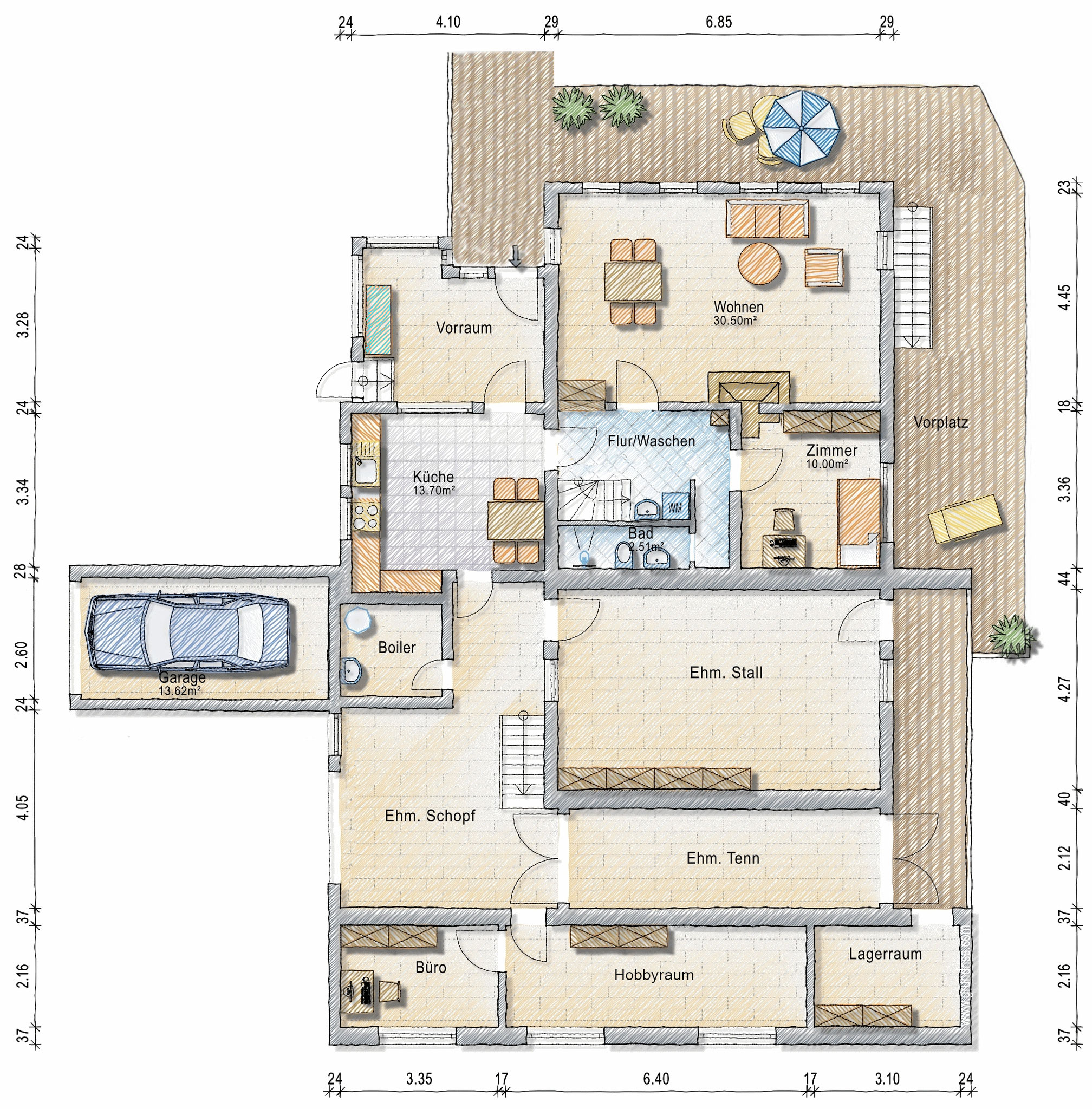 Grundriss EG