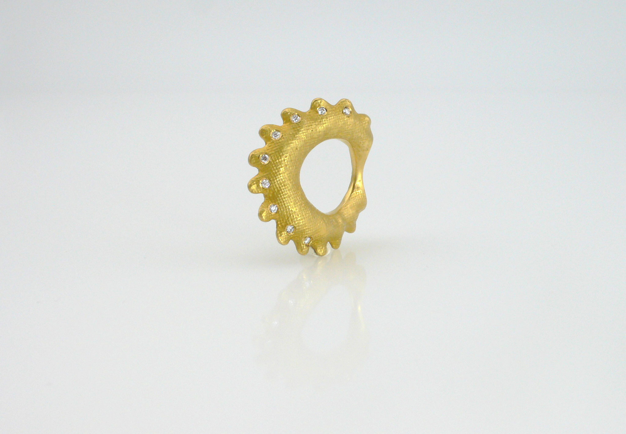 Ringset "Air" in 917 Gold und Brillanten