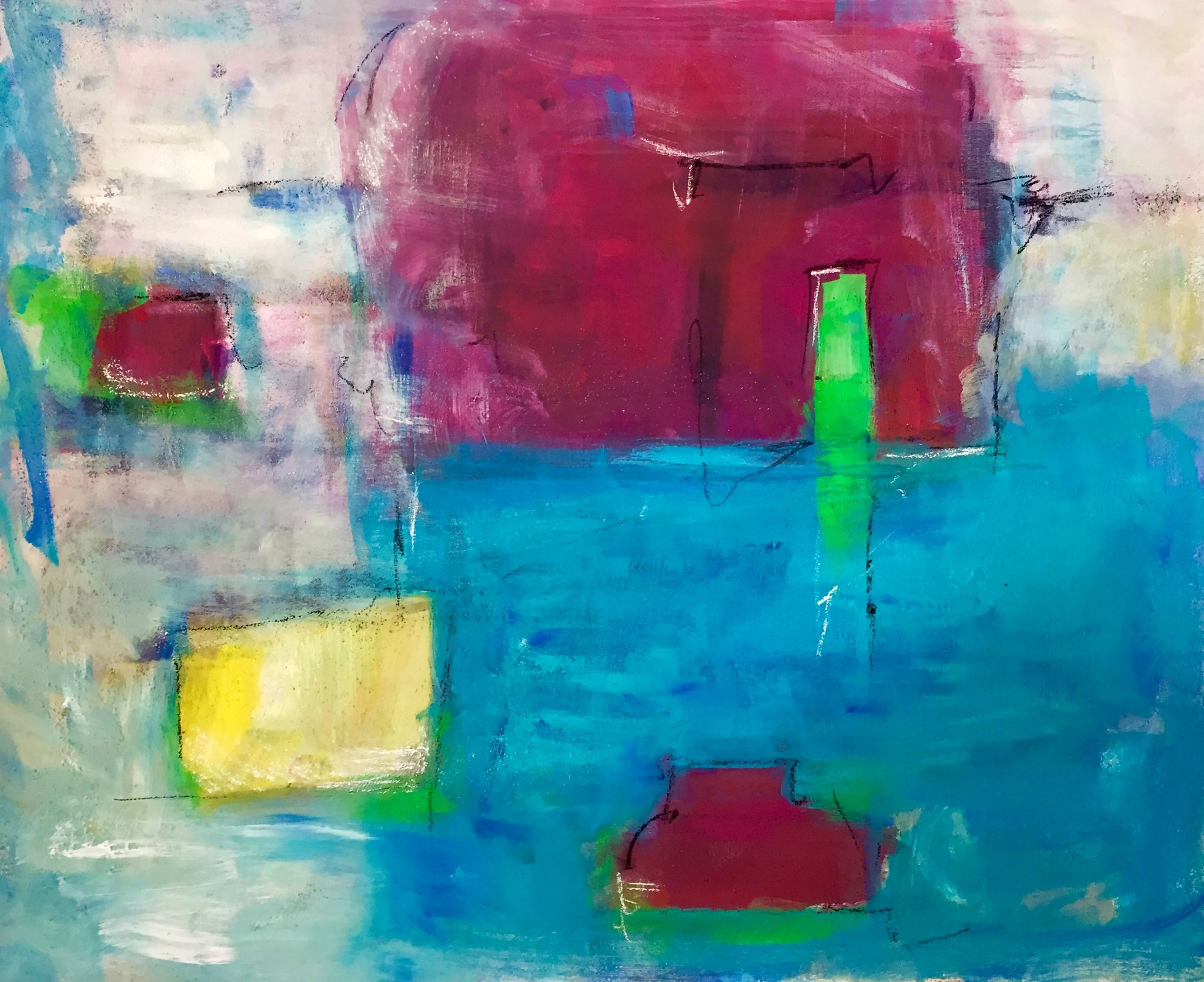 Venedig, Acryl auf Leinwand, 120cmx100cm