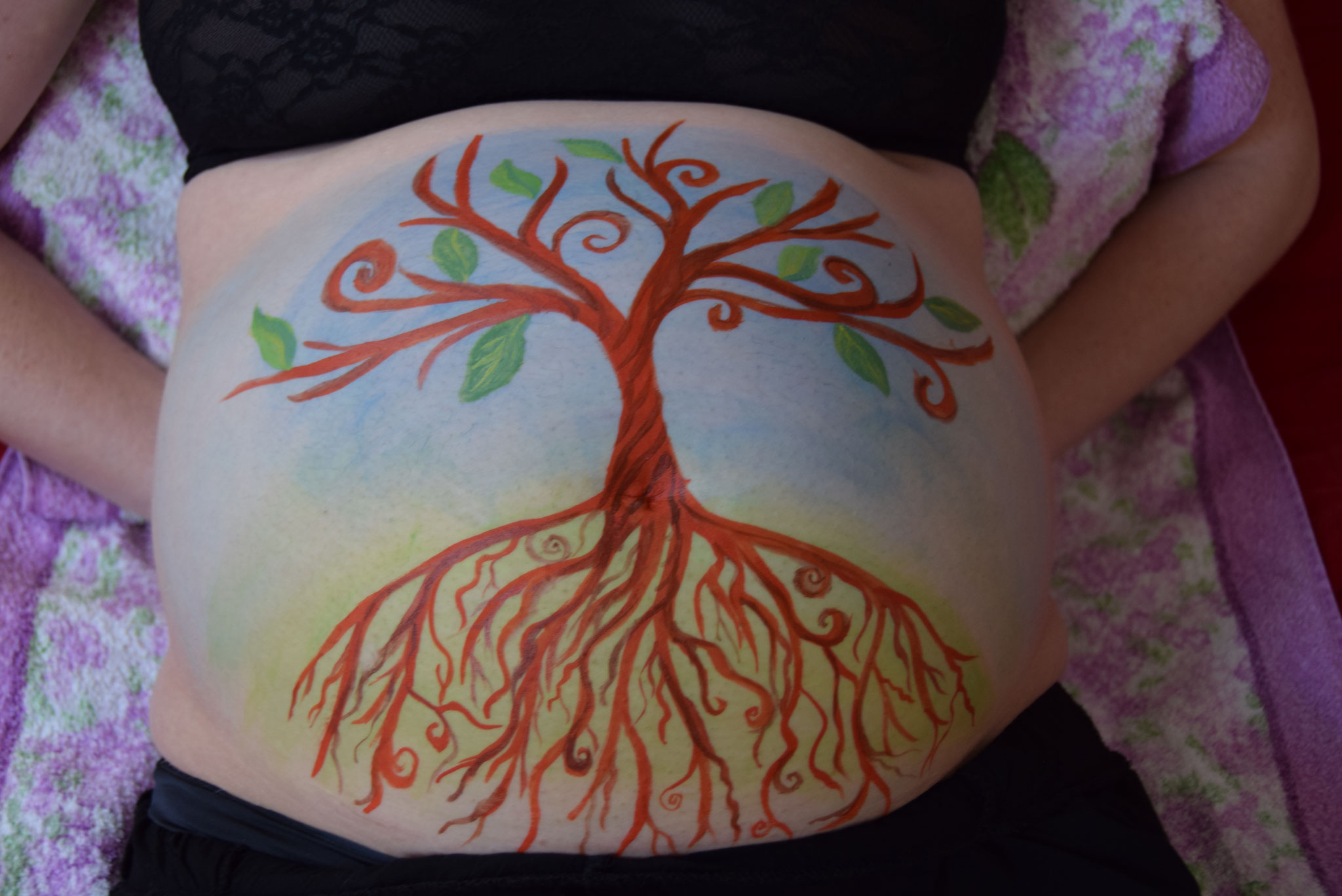 Bellypainting2 - Baum des Lebens