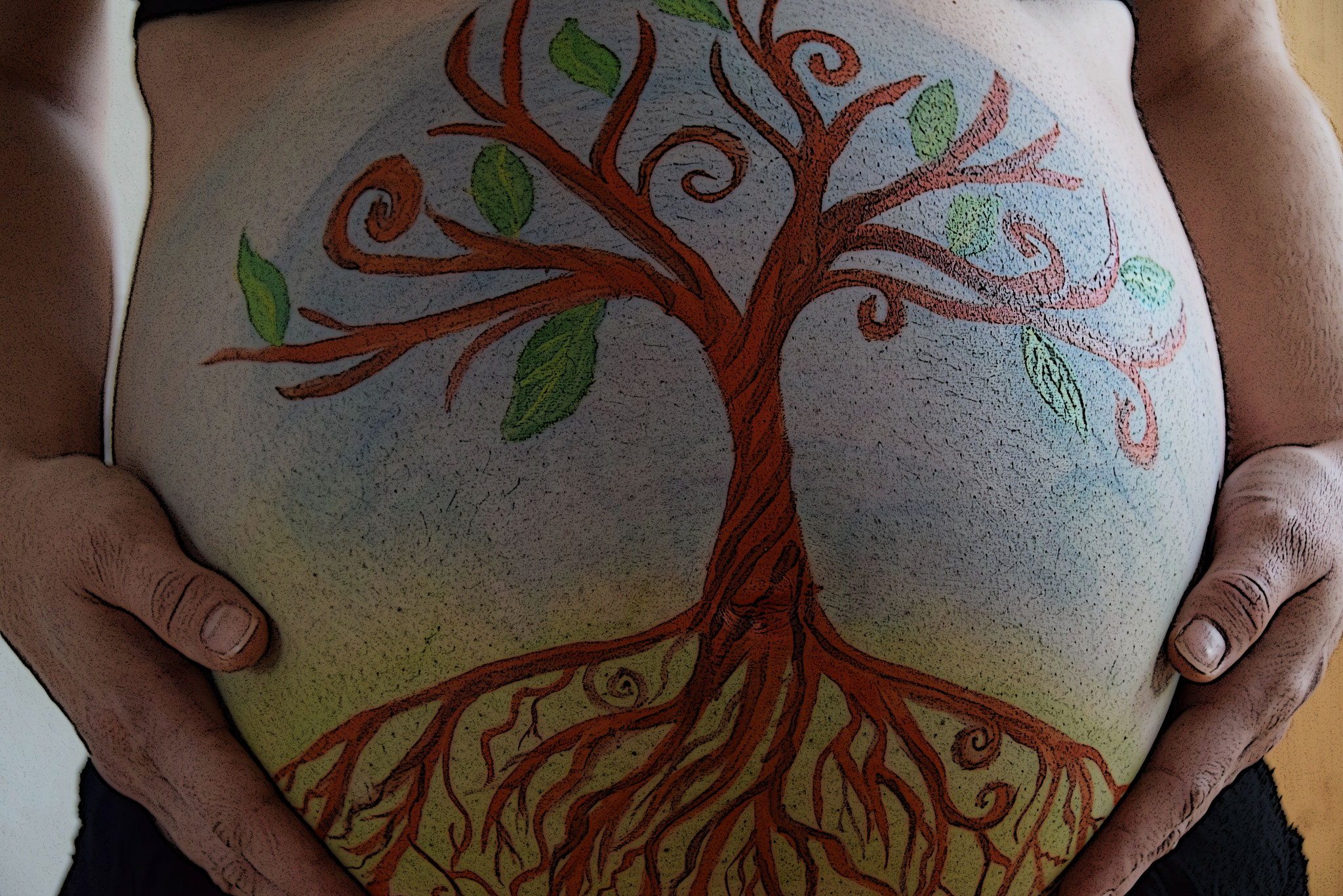 Bellypainting4 - Baum des Lebens