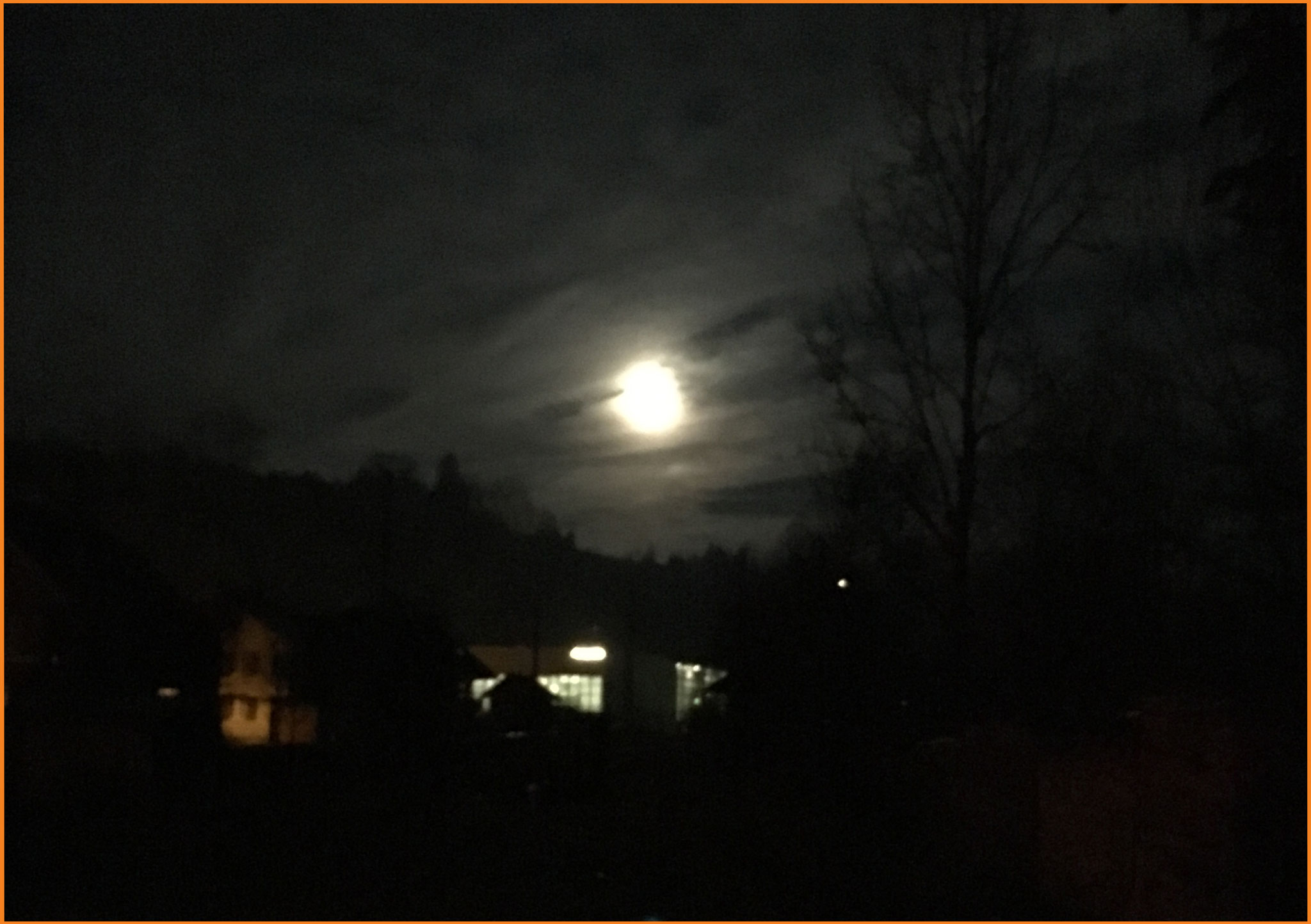 Auf der Spur bei Vollmond (31. Januar 2018)