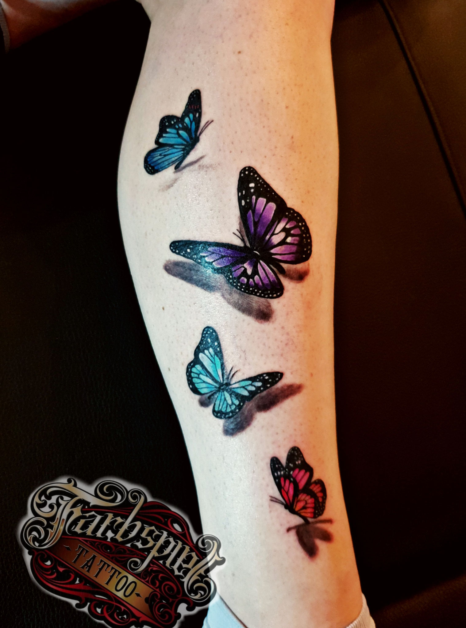 3d butterfly tattoo