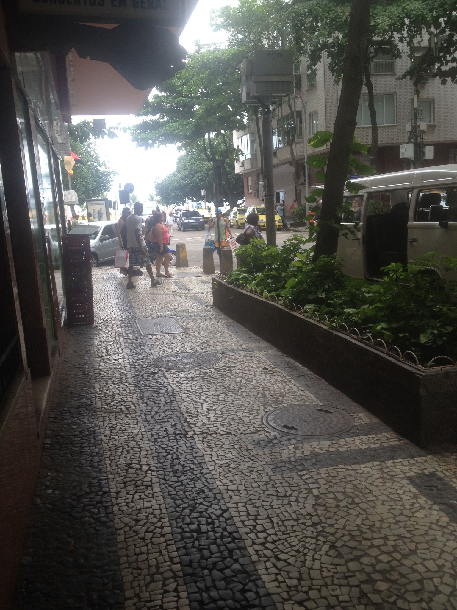 Anchieta street, right after leaving the flat building