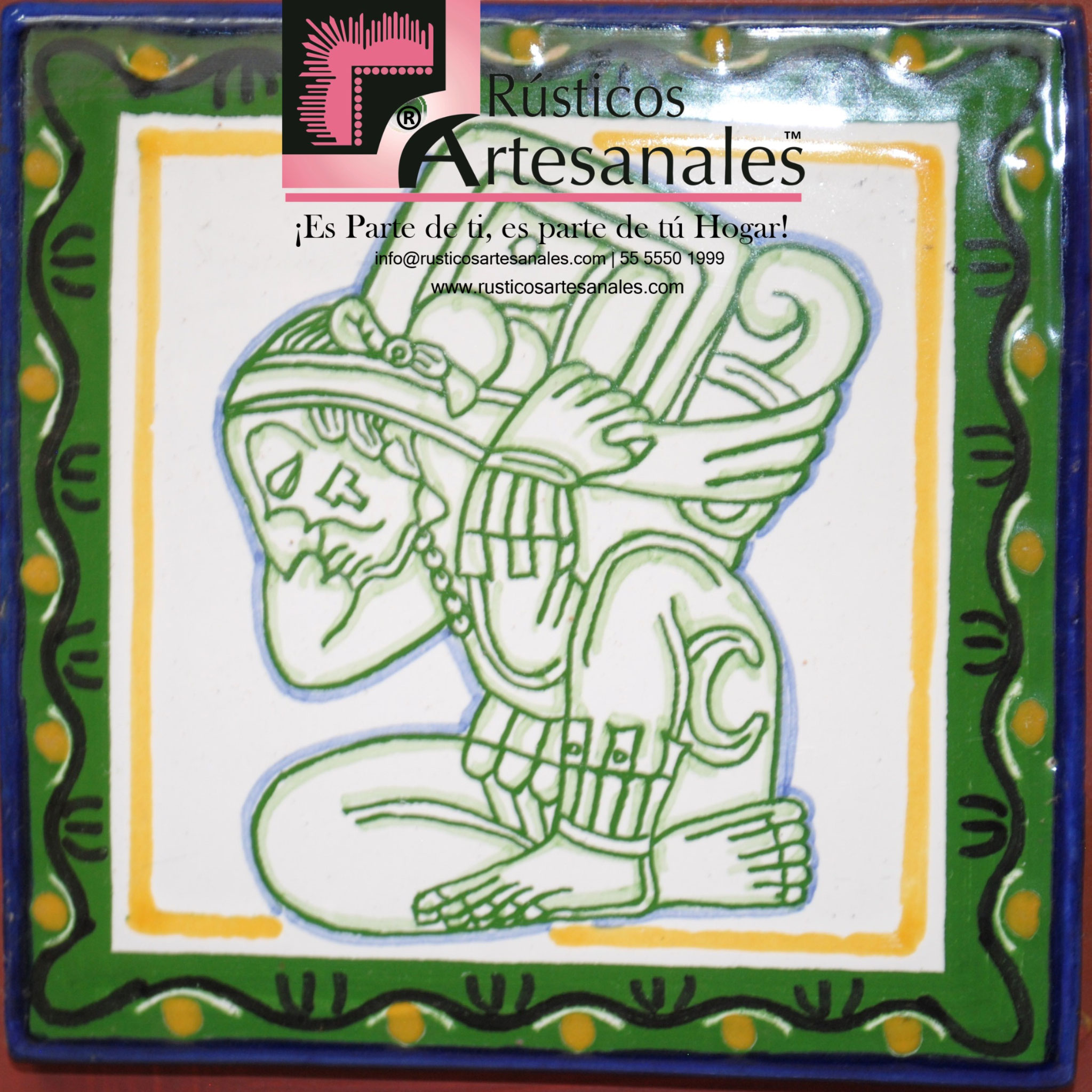 2 IZAE. Set desde 50 Piezas. Azulejo Talavera Poblana.