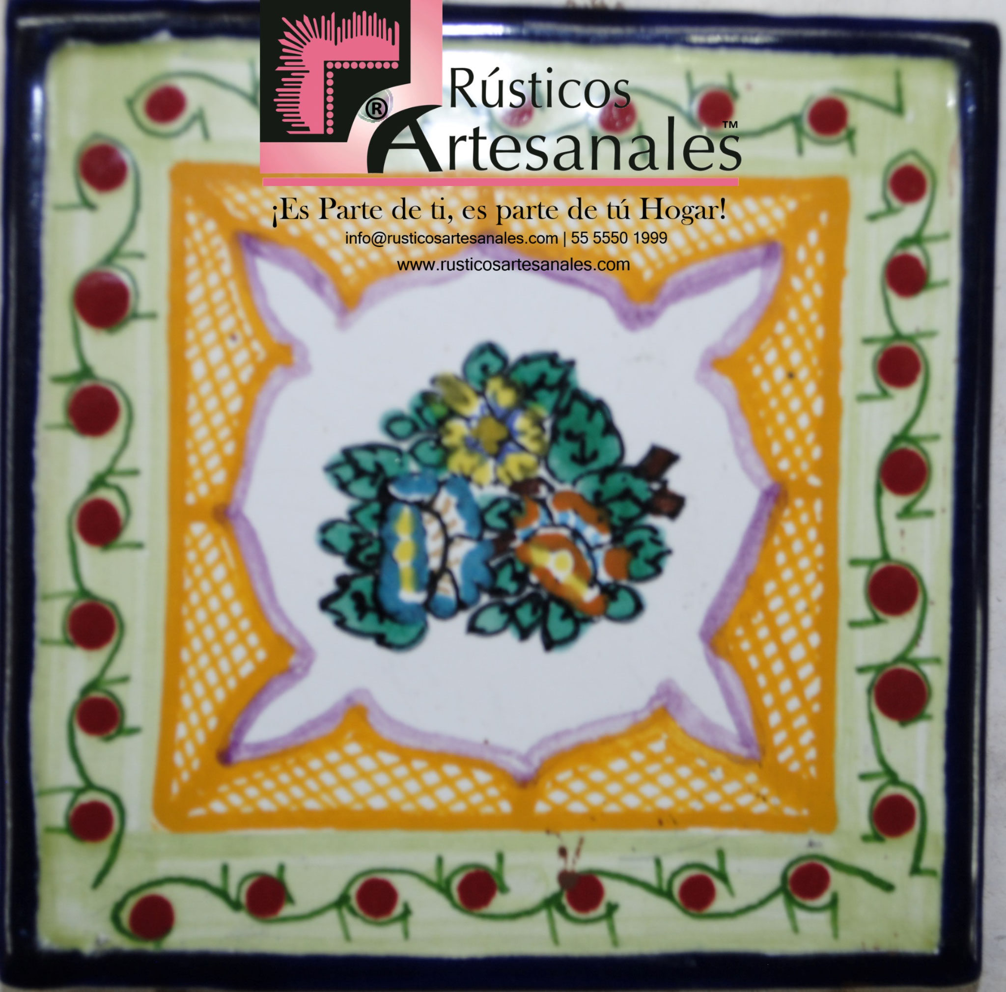 23 JIASU. Set desde 50 Piezas. Azulejo Talavera Poblana.