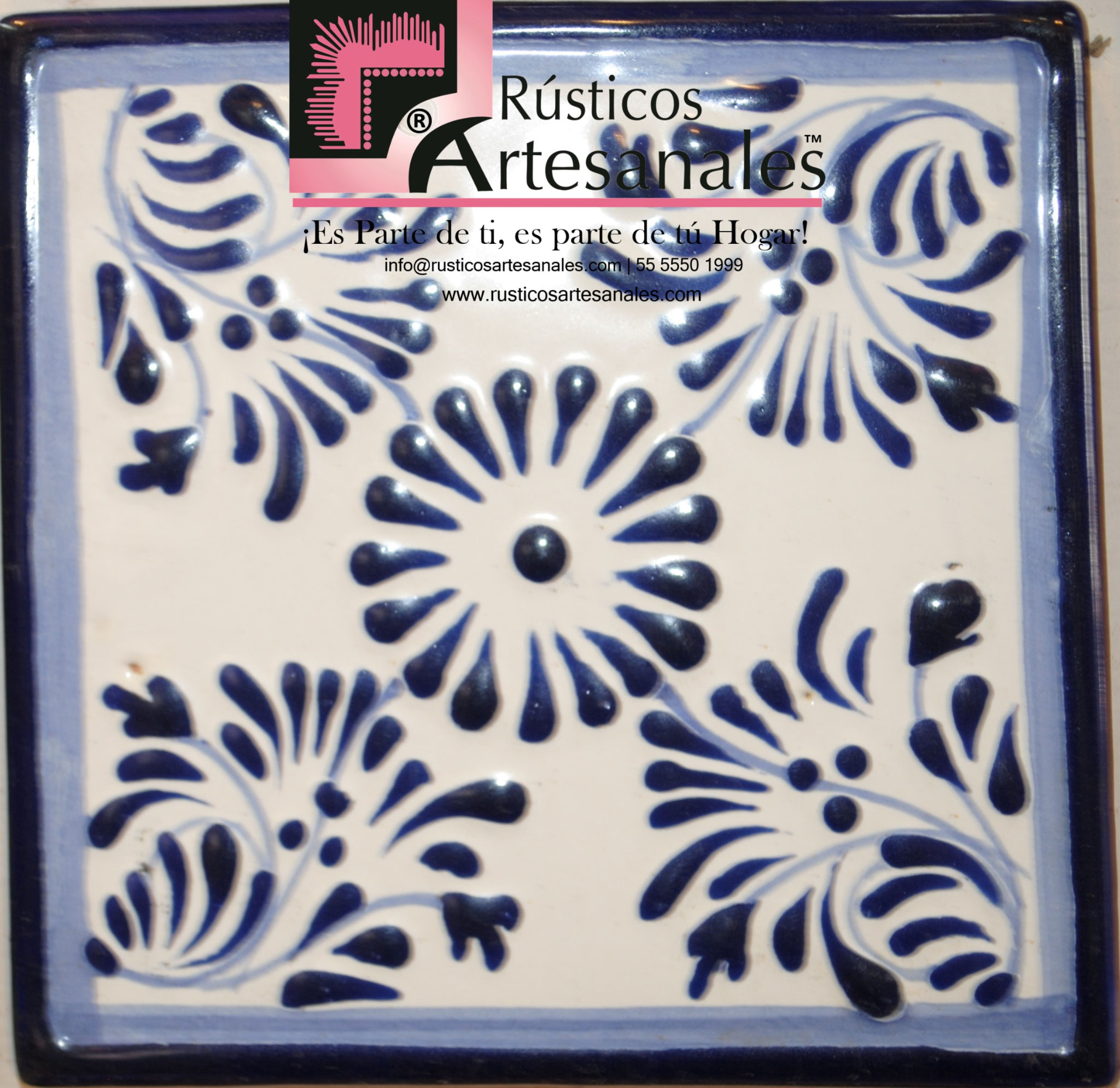 13 OLIP.  Set desde 50 Piezas. Azulejo Talavera Poblana.