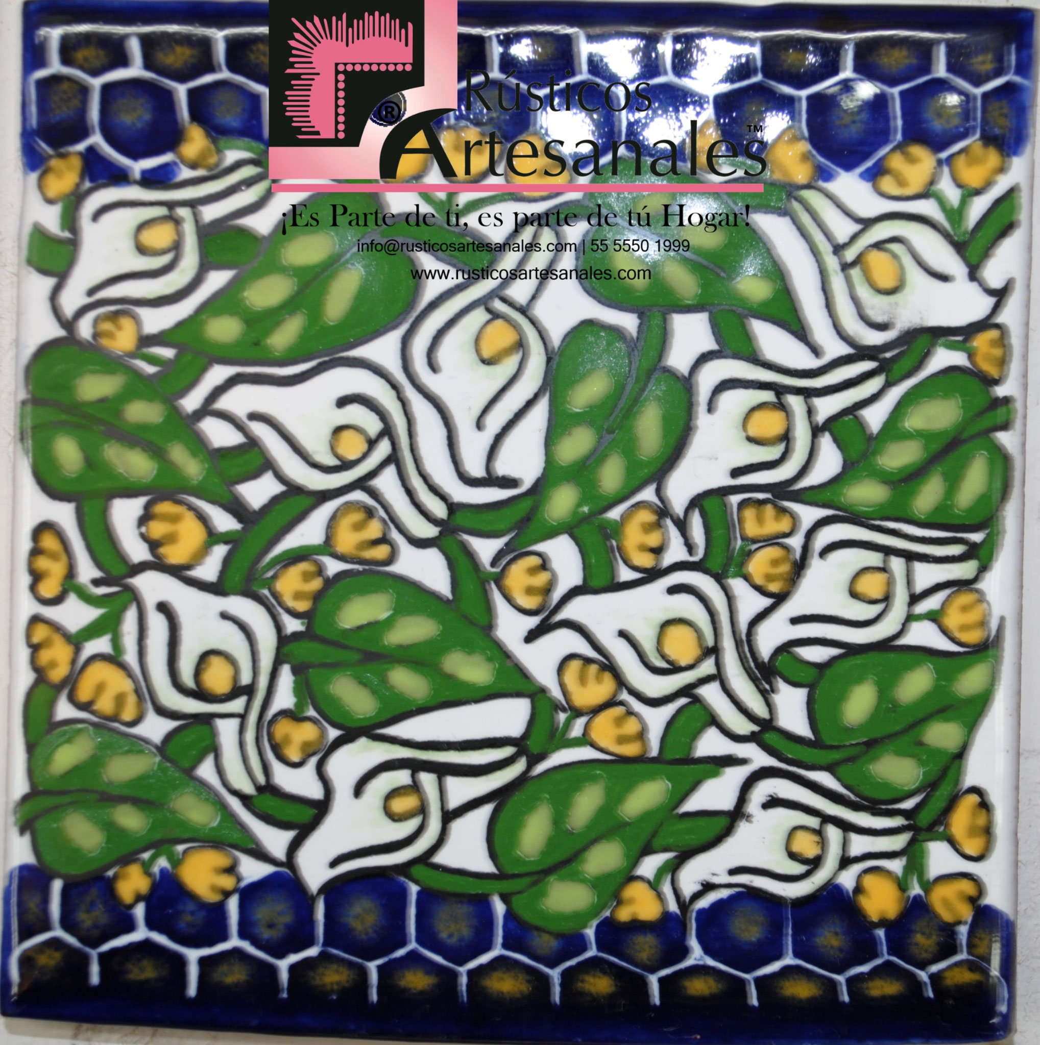 16 NIKTEL. Set desde 50 Piezas. Azulejo Talavera Poblana.
