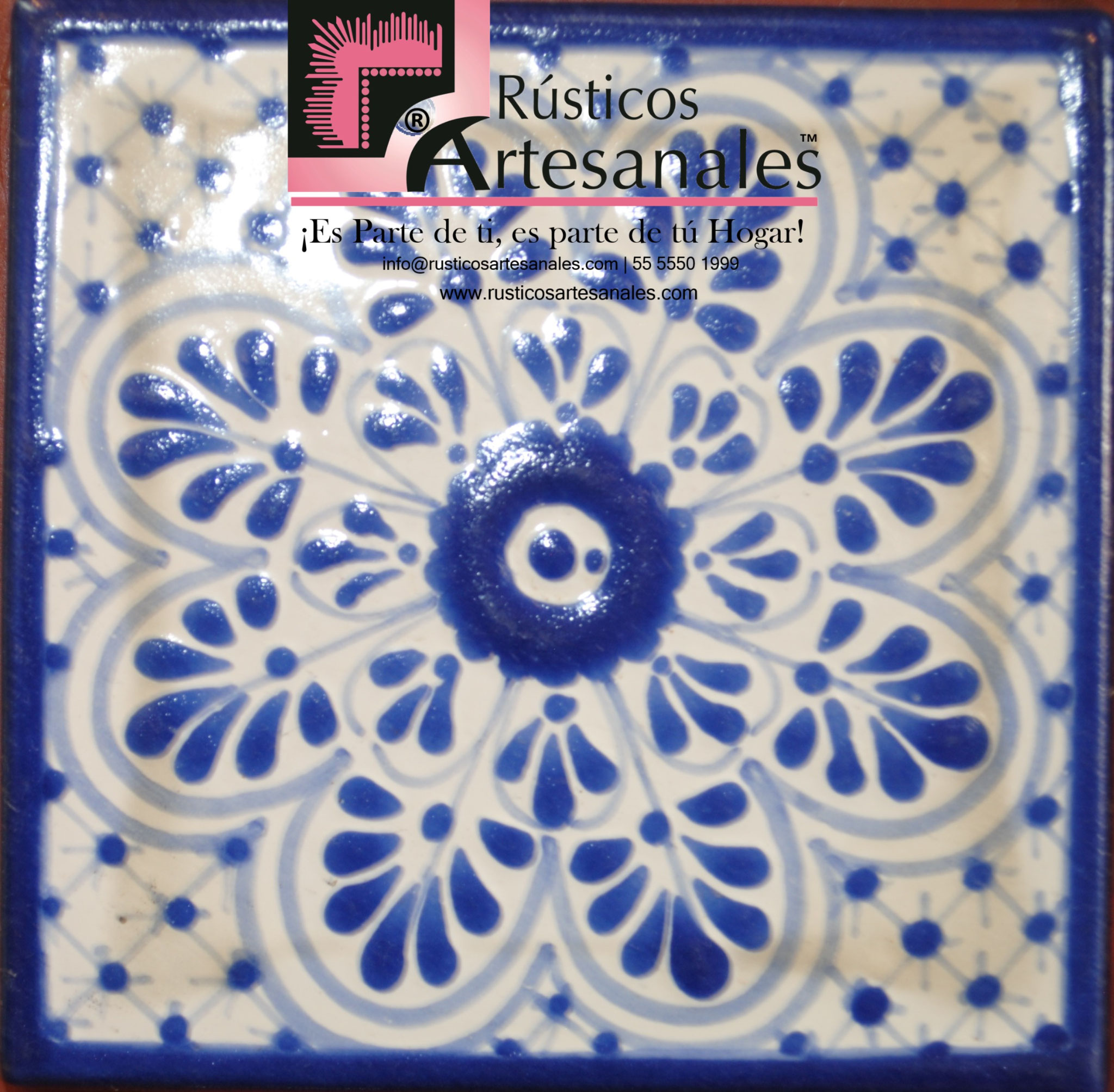 5 KAAHI. Set desde 50 Piezas. Azulejo Talavera Poblana.