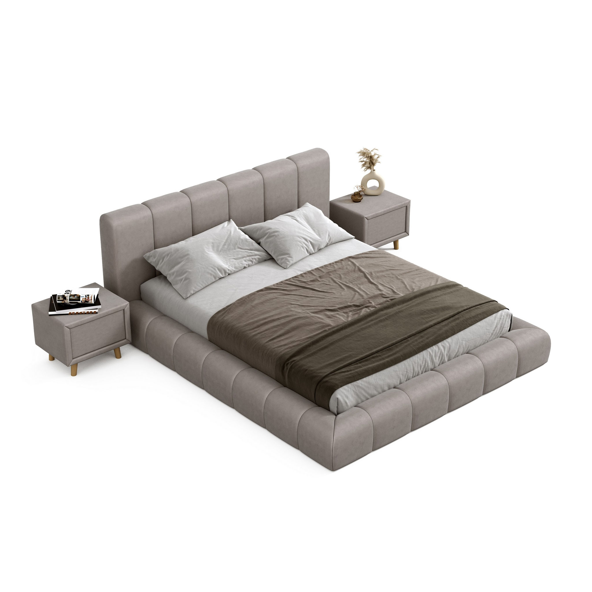 photorealistic 3D furniture rendering on white background for catalog - Dionis Studio
